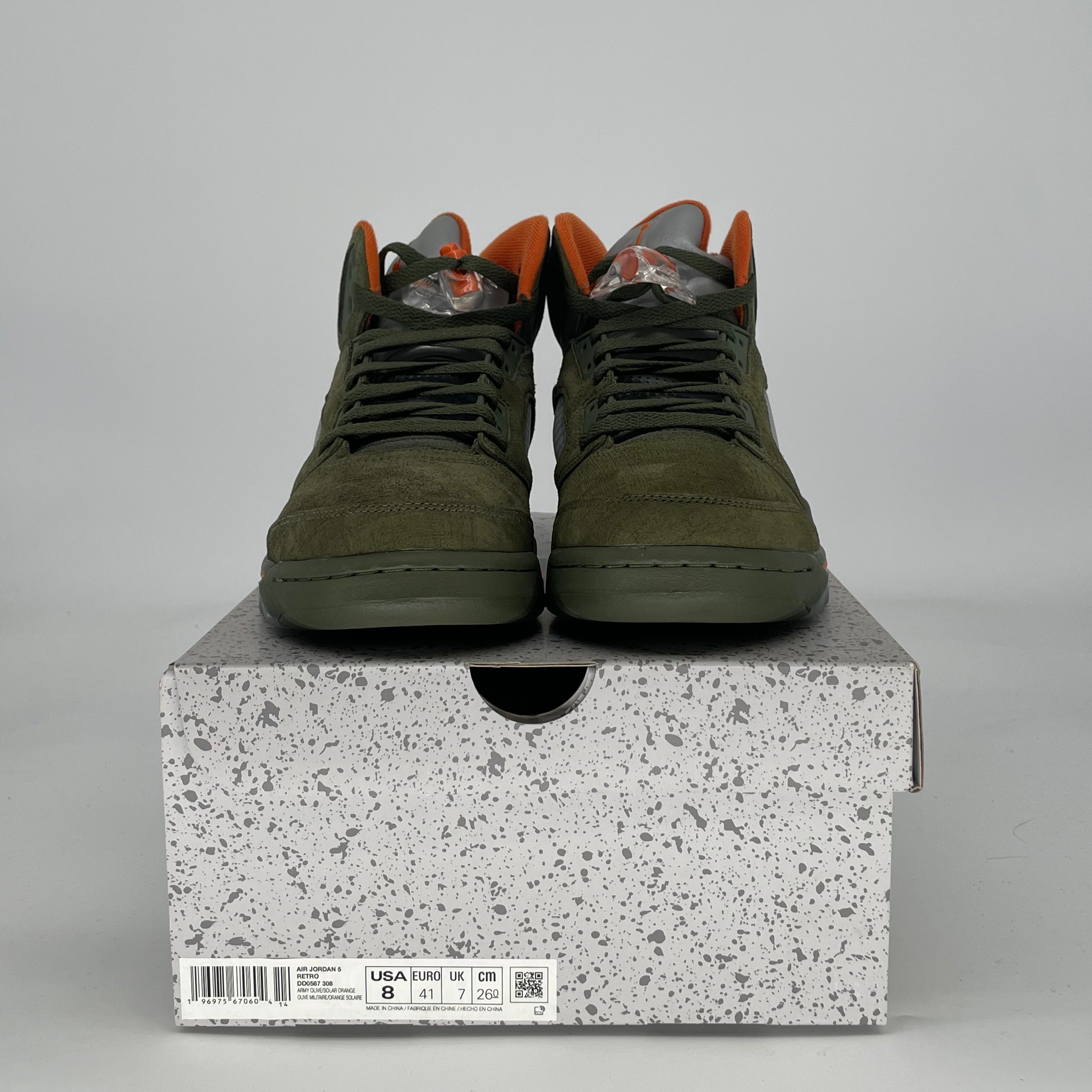 AIR JORDAN 5 OLIVE DD0587-308 SIZE 8/9.5W