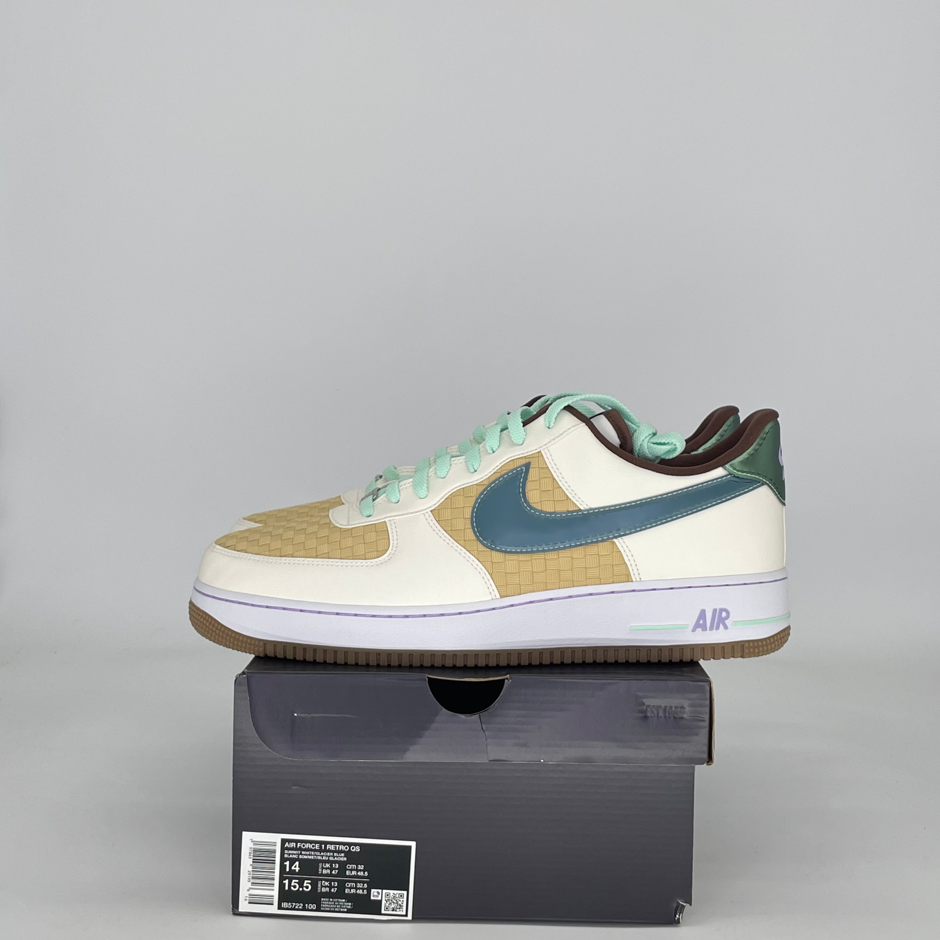 NIKE AIR FORCE 1 LOW EASTER BASKET IB5722-100 SIZE 14/15.5W