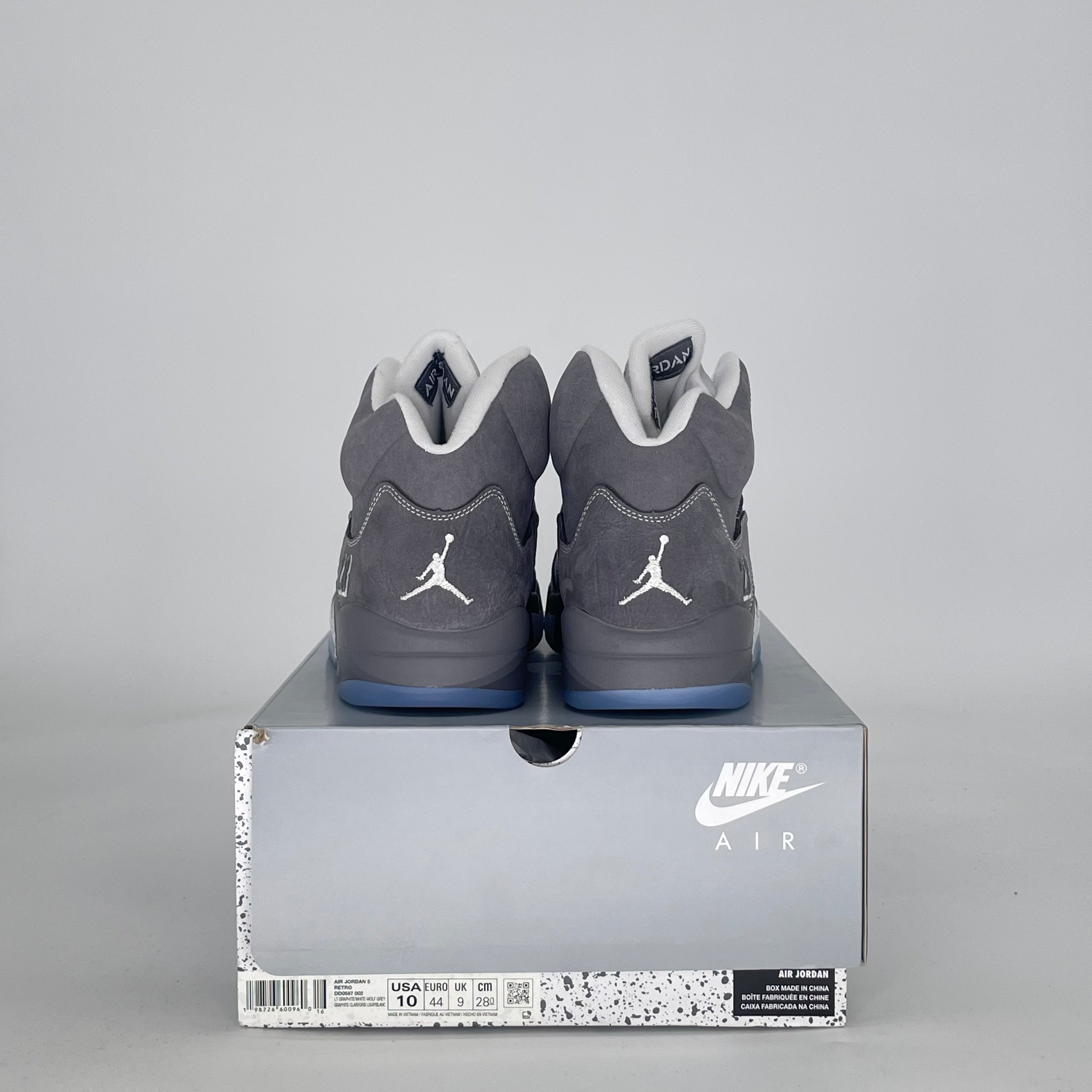 AIR JORDAN 5 WOLF GREY DD0587-002 SIZED 10/11.5W