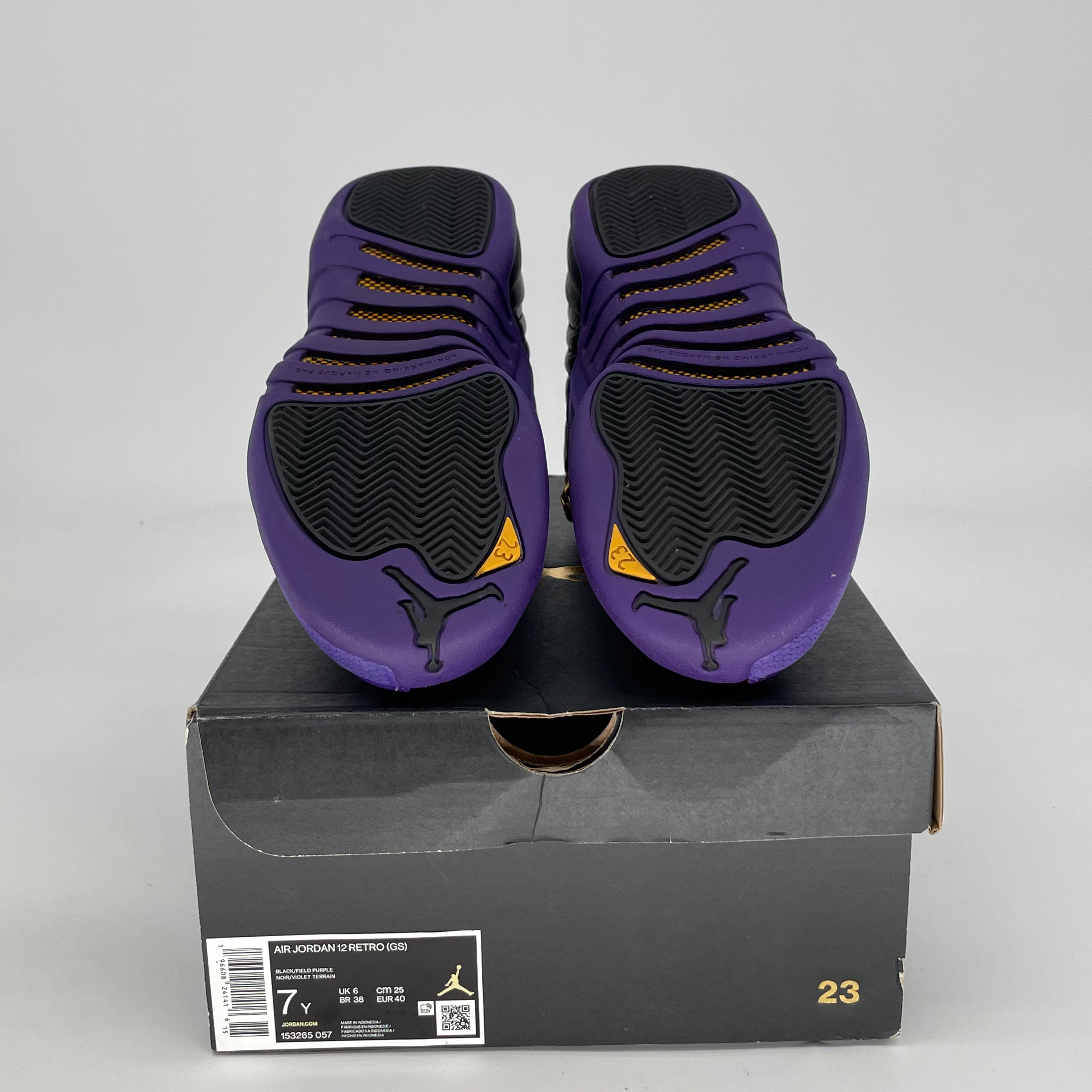 AIR JORDAN 12 FIELD PURPLE SIZE 7/8.5W 153265-057