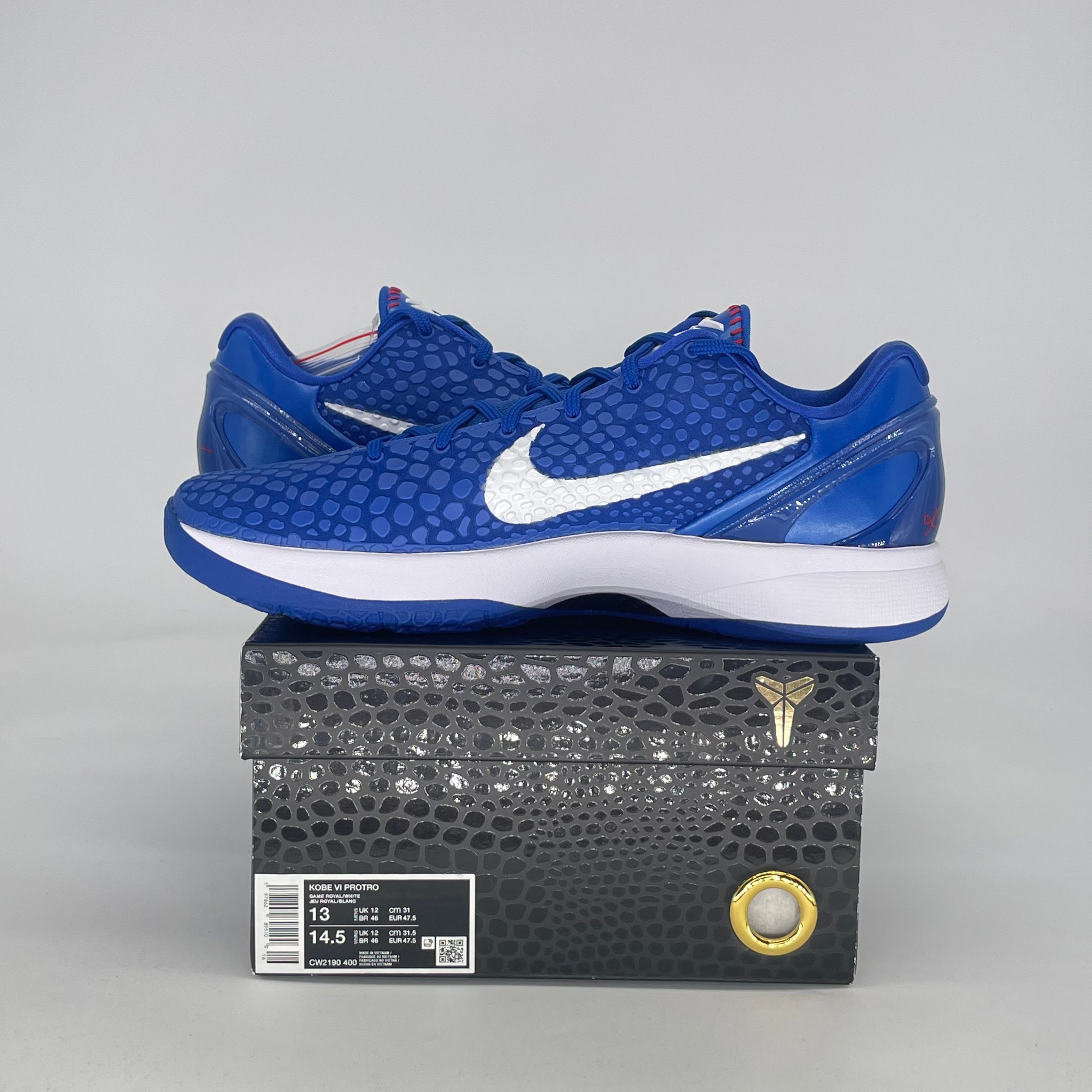 NIKE KOBE 6 PROTRO DODGERS CW2190-400 SIZE 13/14.5W