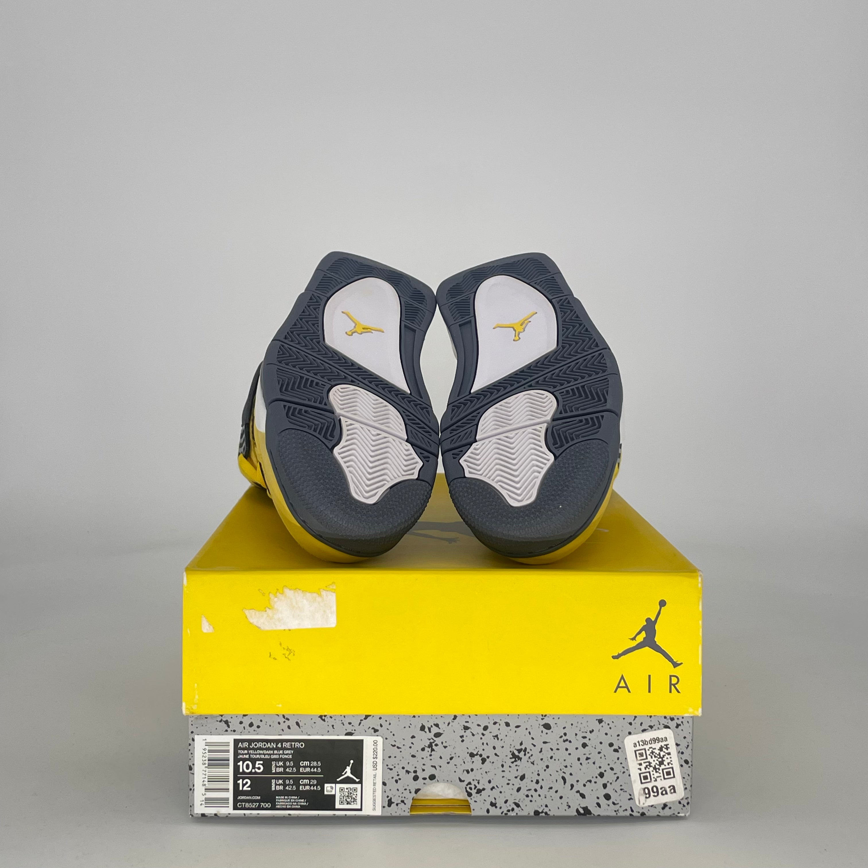 AIR JORDAN 4 LIGHTNING (2021) CT8527-700 SIZE 10.5/12W