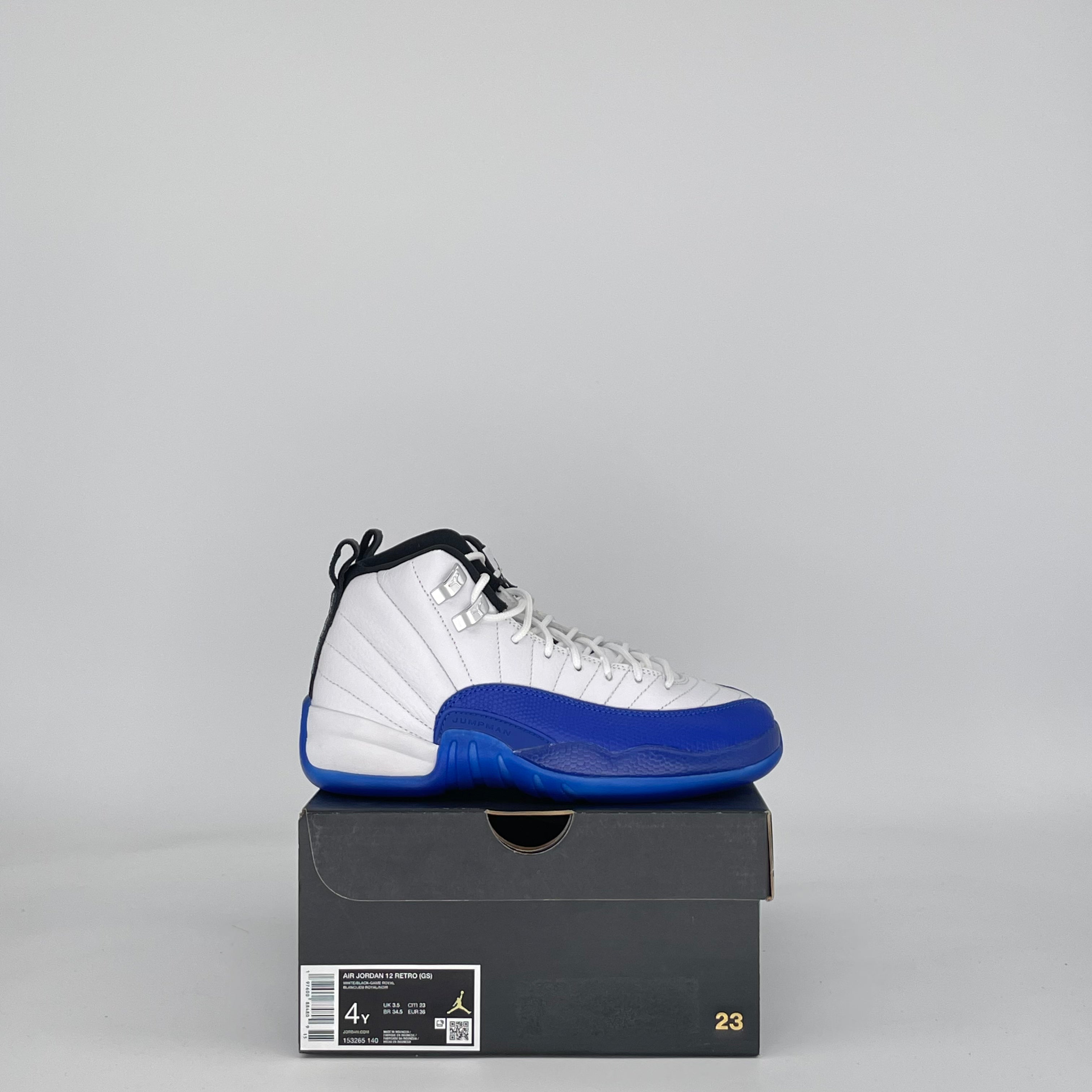 AIR JORDAN 12 BLUEBERRY 153265-140 SIZE 4/5.5W GS