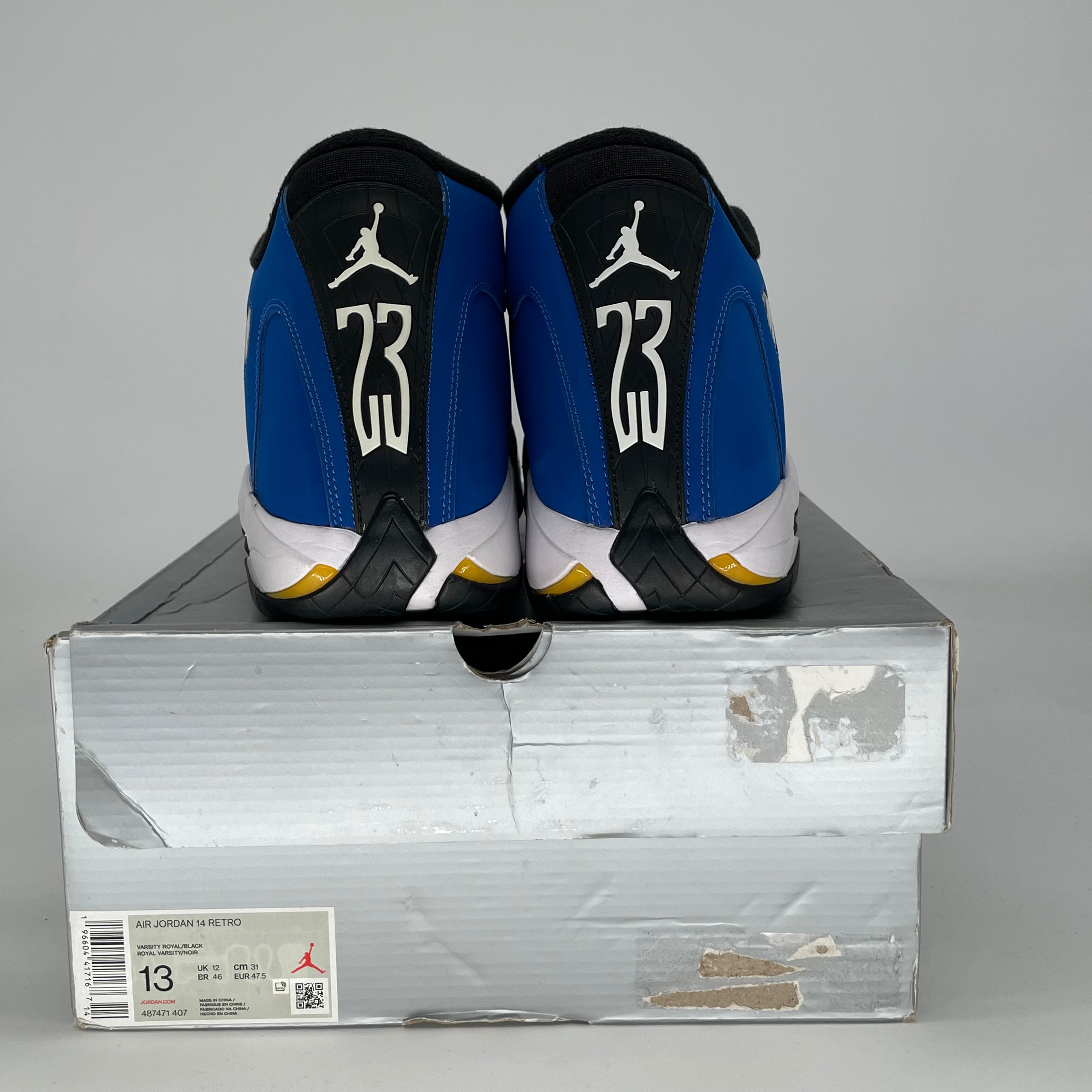 AIR JORDAN 14 LANEY 487471-407 SIZE 13/14.5W