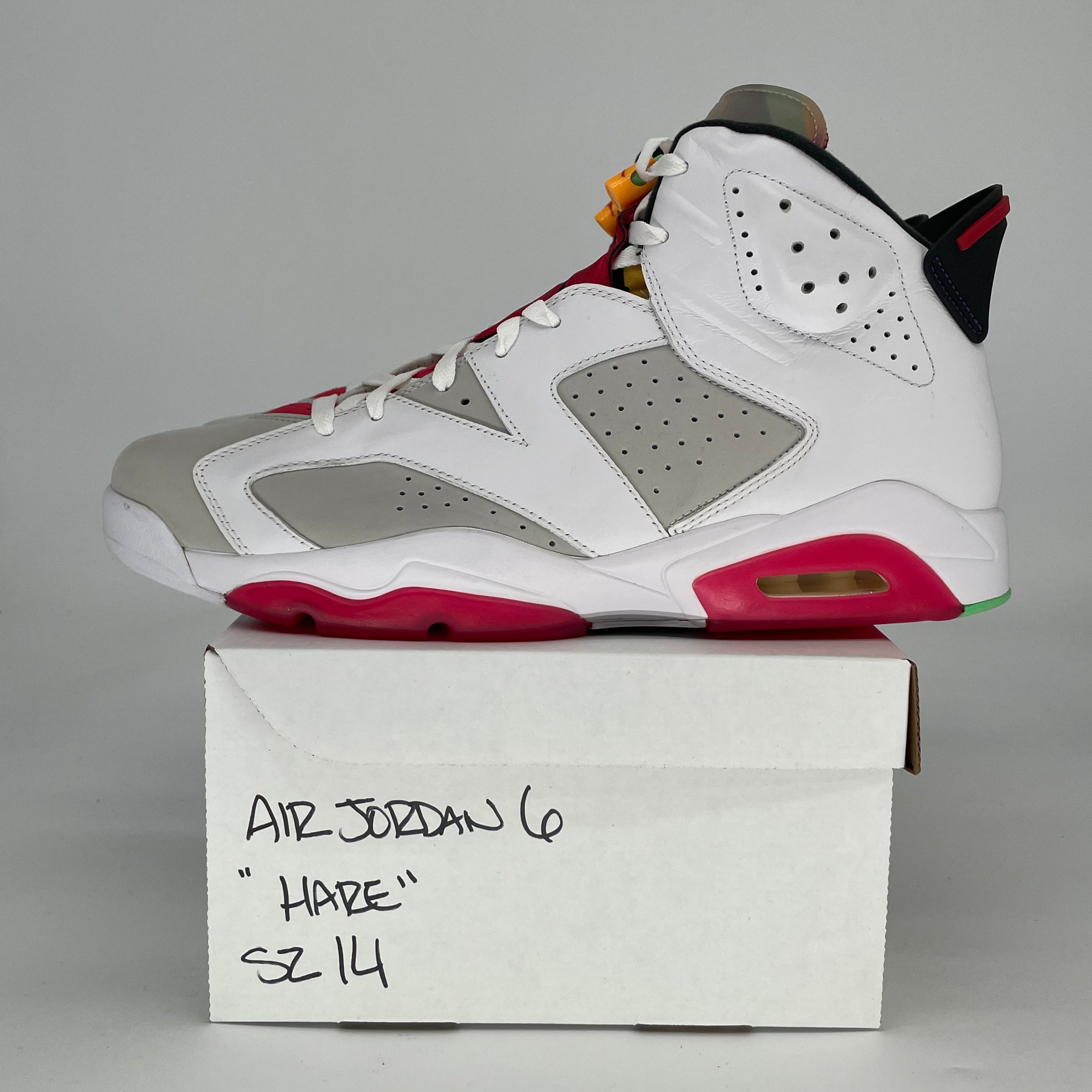 AIR JORDAN 6 HARE CT8529-062 SIZE 14/15.5W