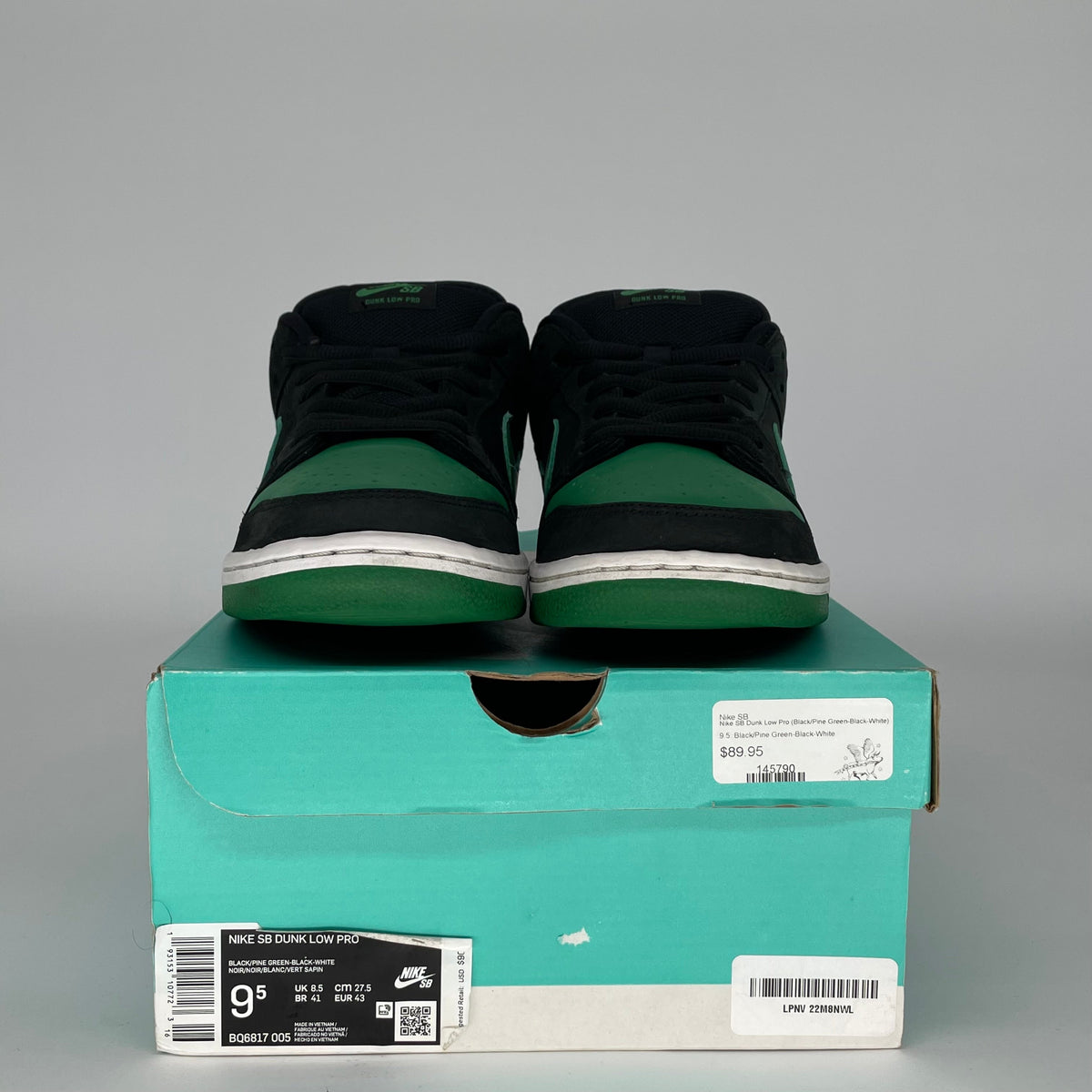 Nike SB Dunk Low Pro J Pack Black Pine Green