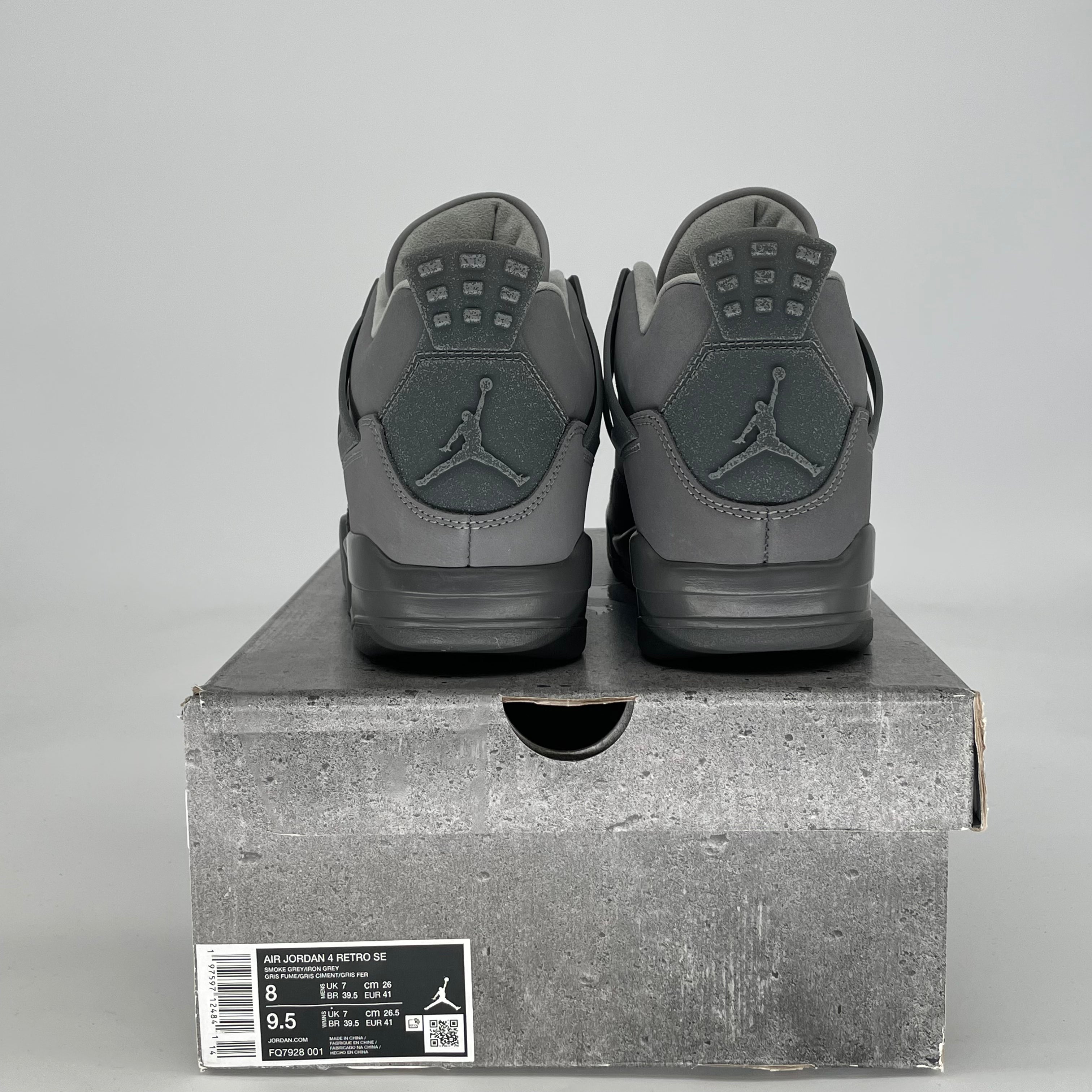 AIR JORDAN 4 WET CEMENT HM8965-001 SIZE 8/9.5W