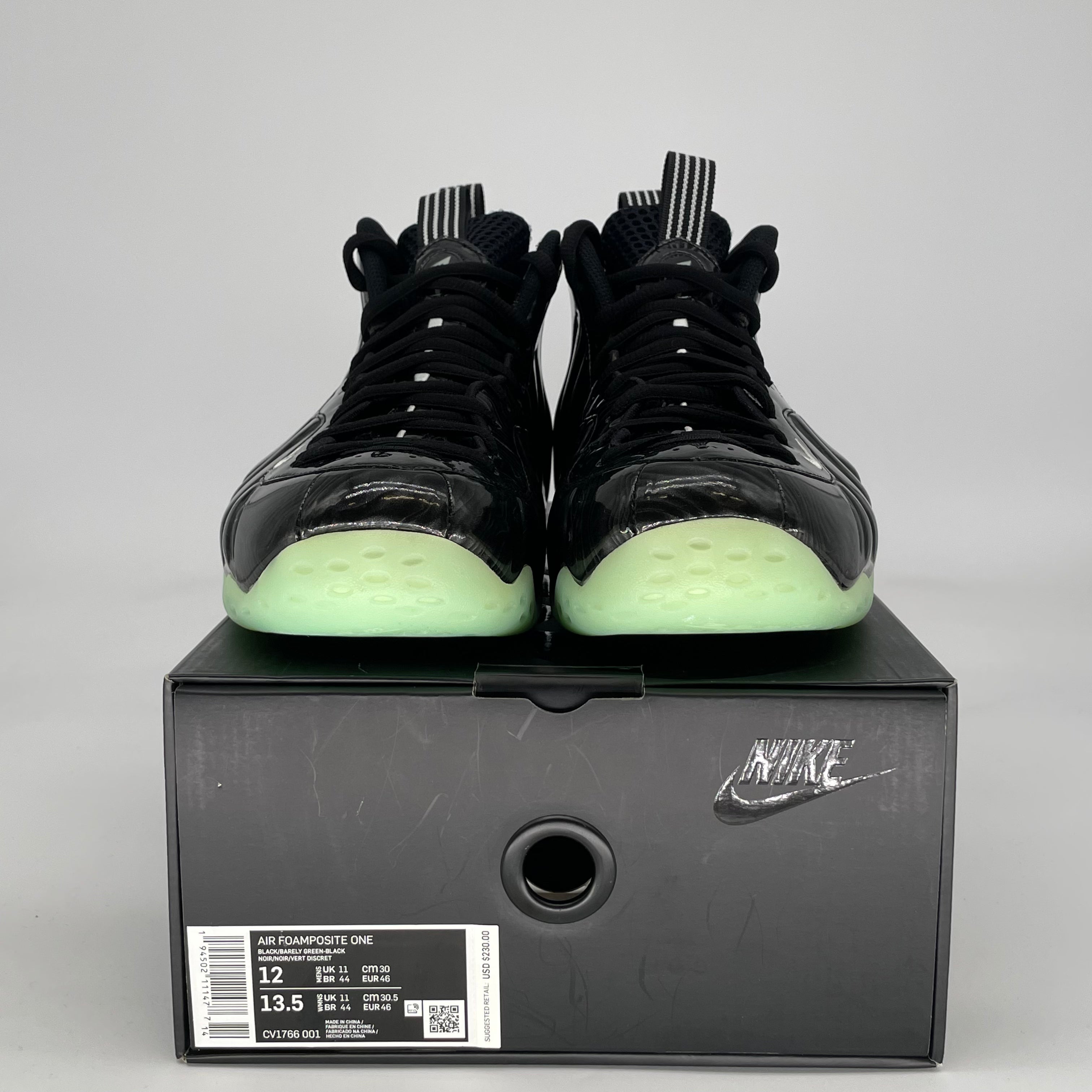 NIKE AIR FOAMPOSITE ONE ALL-STAR CV1766-001 SIZE 12/13.5W