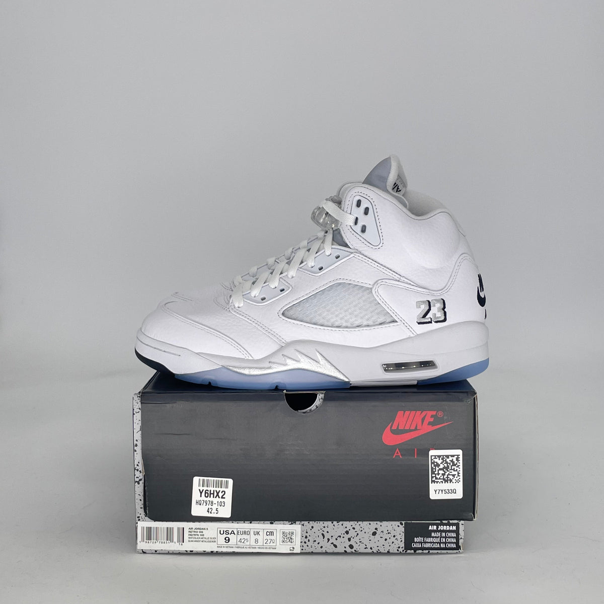 Jordan 5 Retro White Metallic (2026)