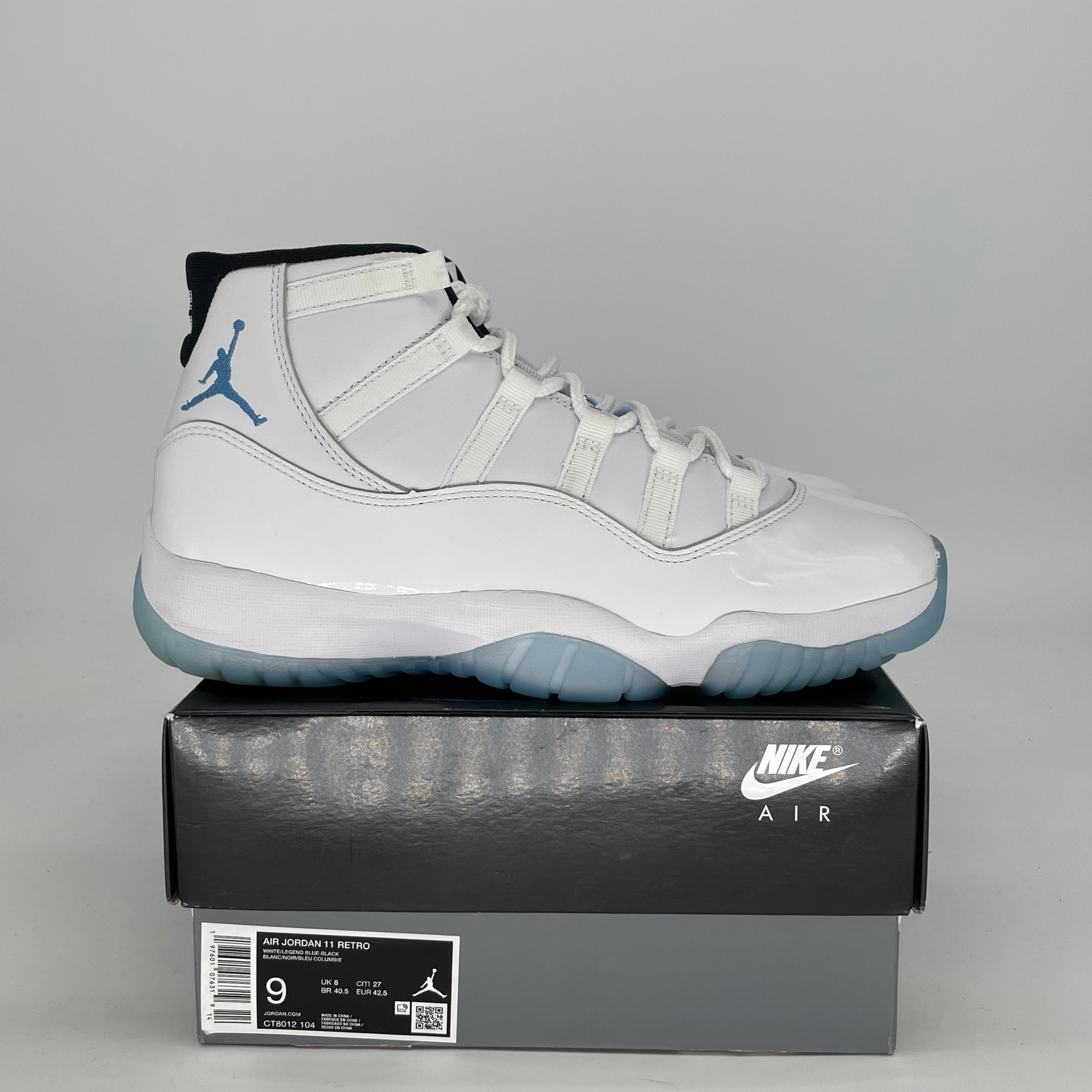 AIR JORDAN 11 LEGEND BLUE CT8012-104 SIZE 9/10.5W