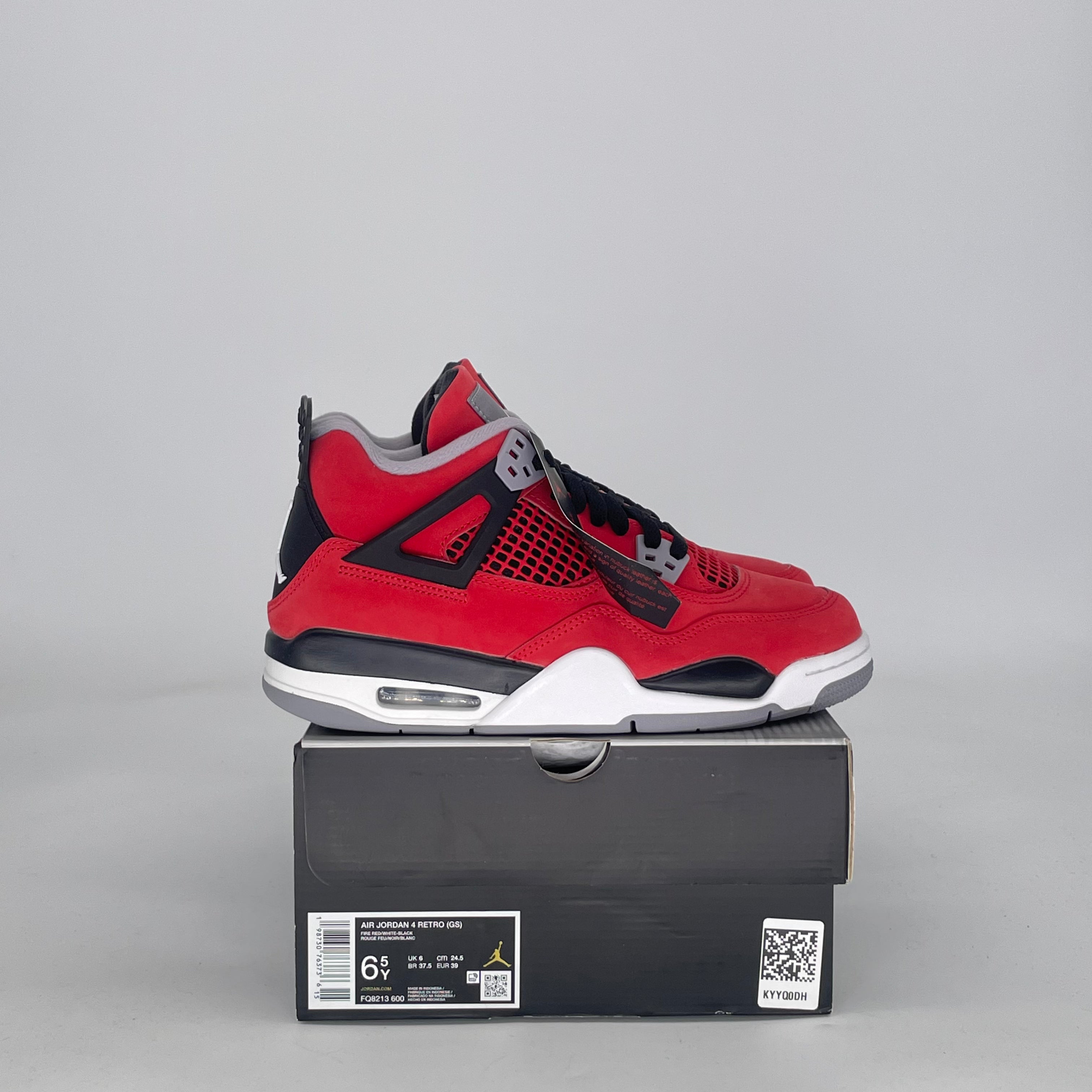 AIR JORDAN 4 TORO BRAVO FQ8213-600 SIZE 6.5/8W GS