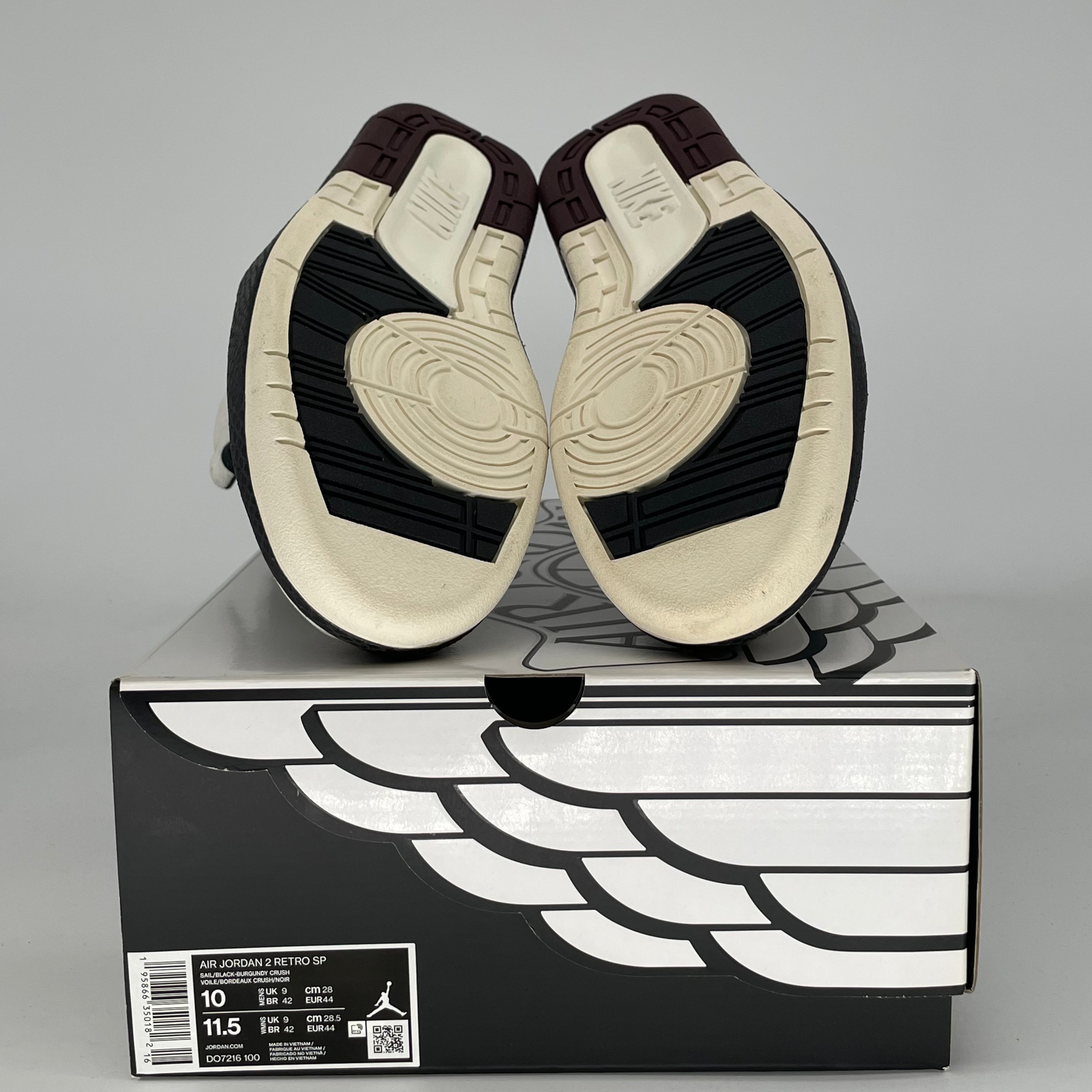 AIR JORDAN 2 A MA MANIERE AIRNESS DO7216-100 SIZE 10/11.5W