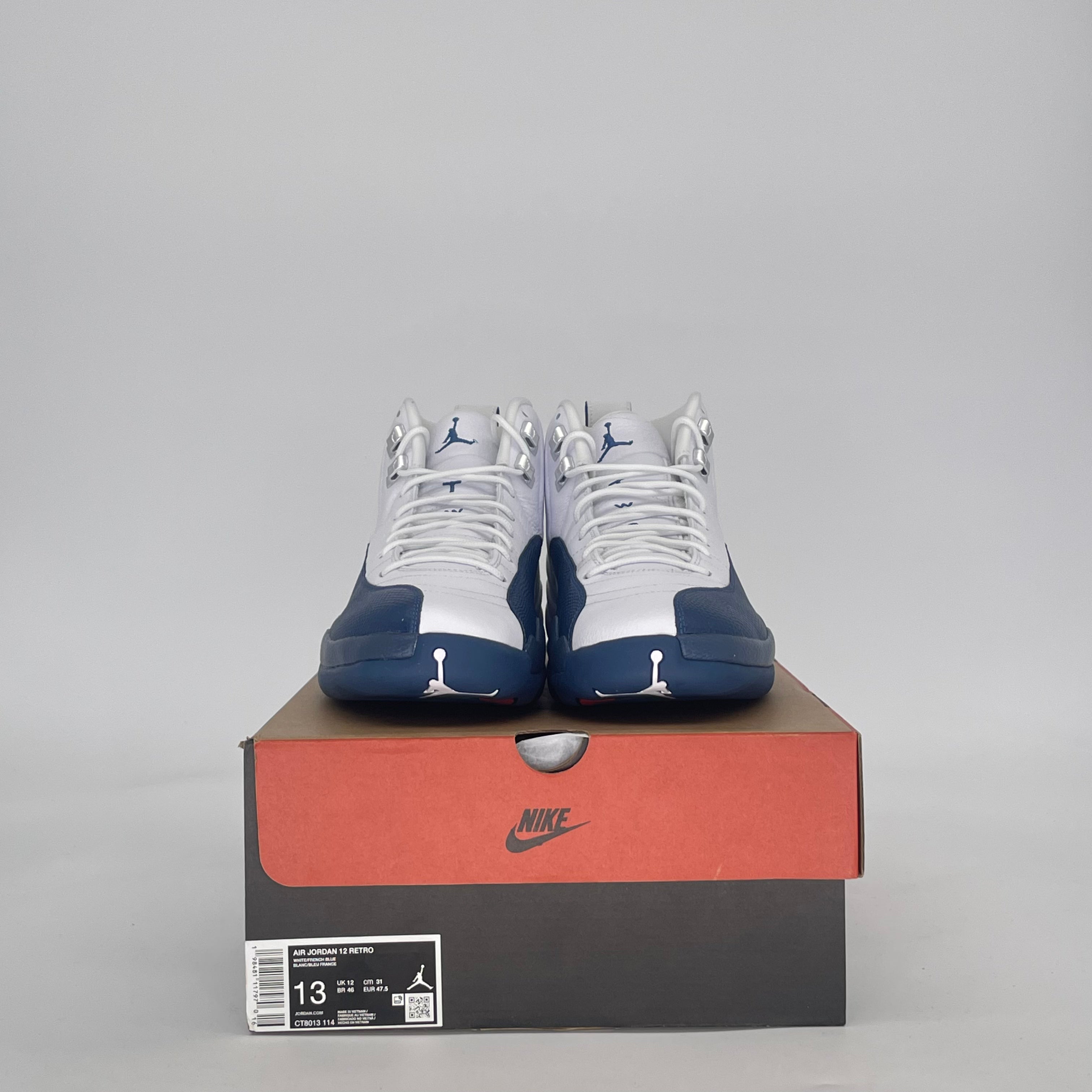 AIR JORDAN 12 FRENCH BLUE CT8013-114 SIZE 13/14.5W