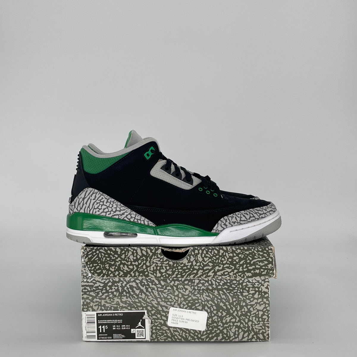 Jordan 3 Retro Pine Green