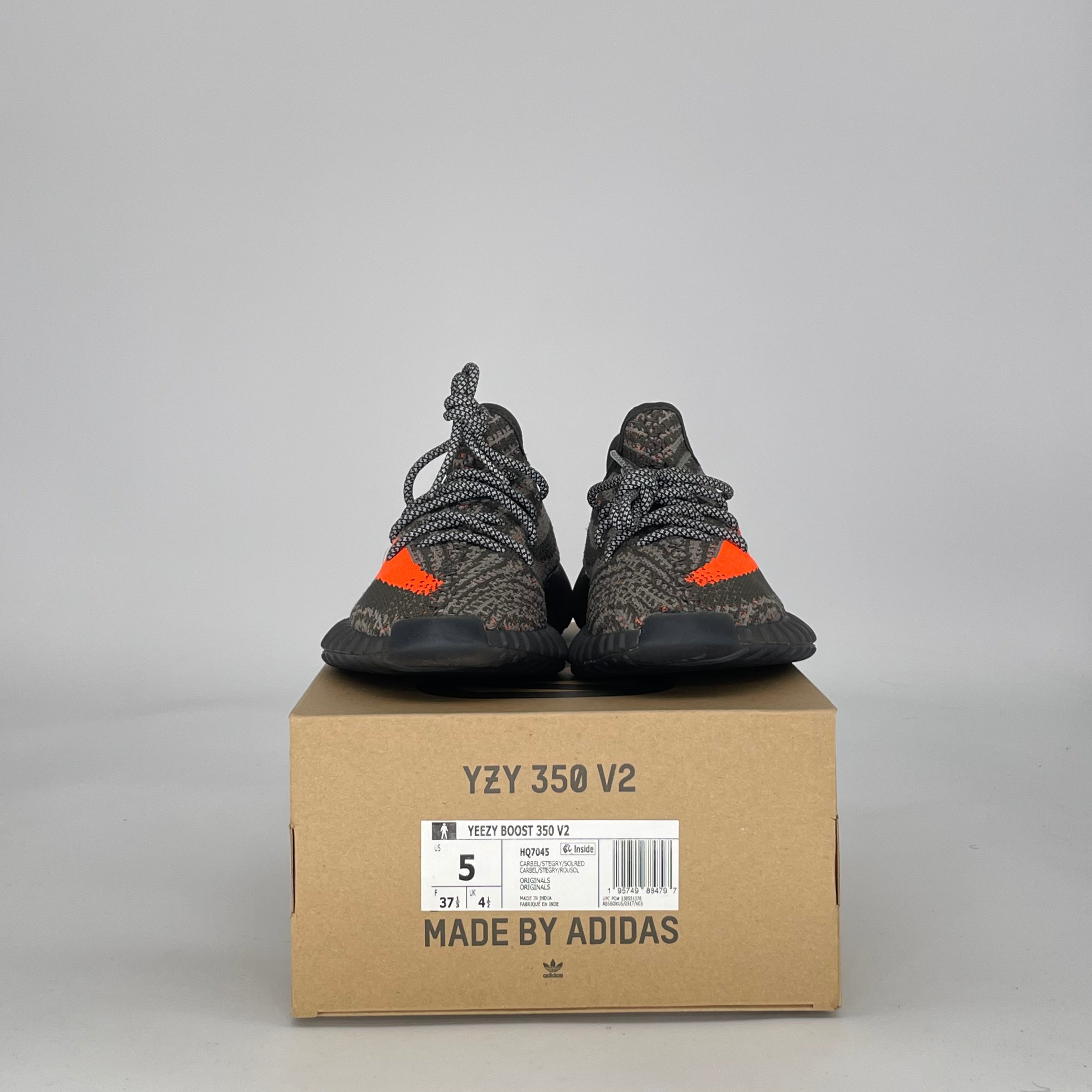 ADIDAS YEEZY BOOST 350 V2 CARBON BELUGA HQ7045 SIZE 5/6.5W GS
