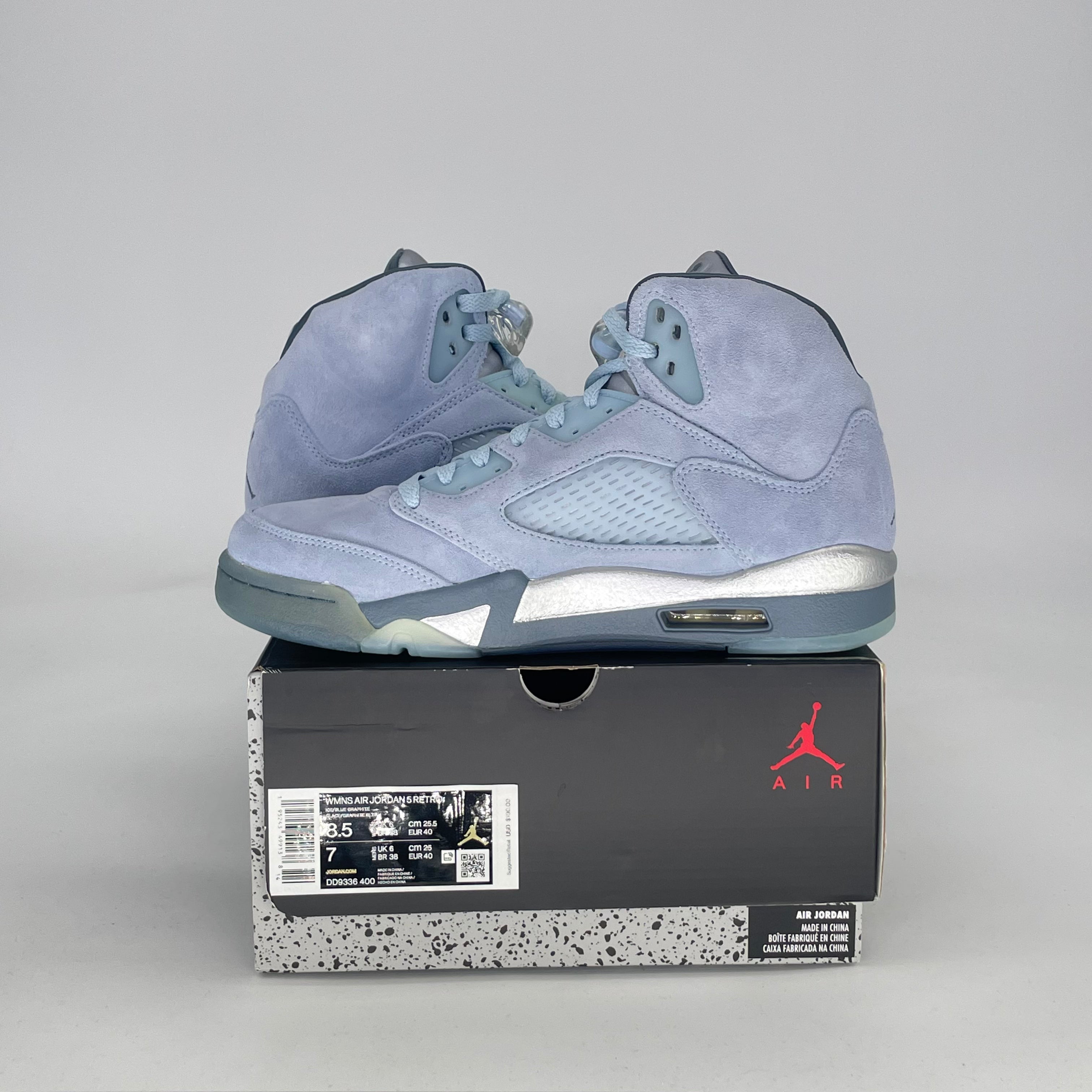 AIR JORDAN 5 BLUEBIRD DD9336-400 SIZE 7/8.5W GS