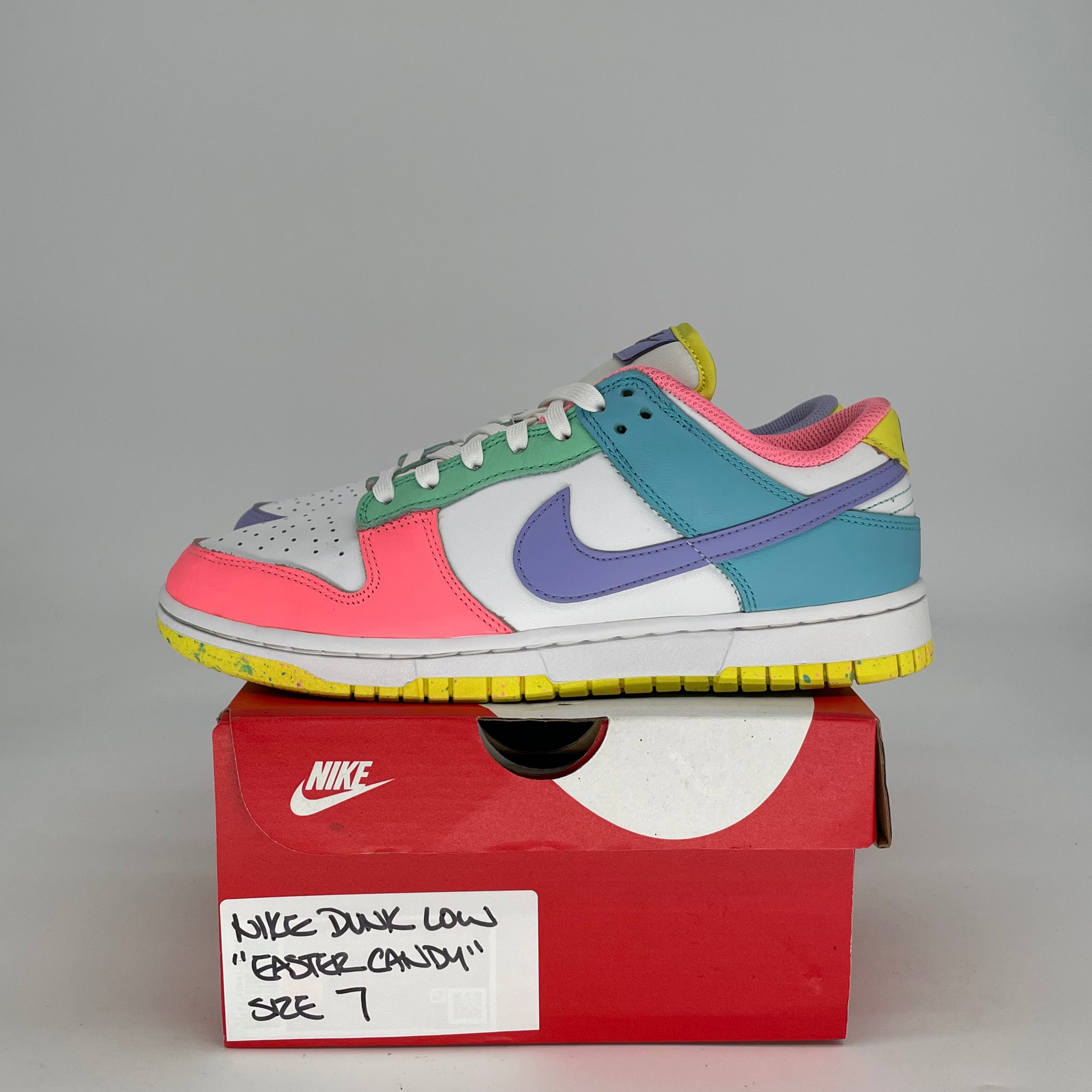 NIKE DUNK LOW EASTER CANDY W DD1872-100 SIZE 7/8.5W