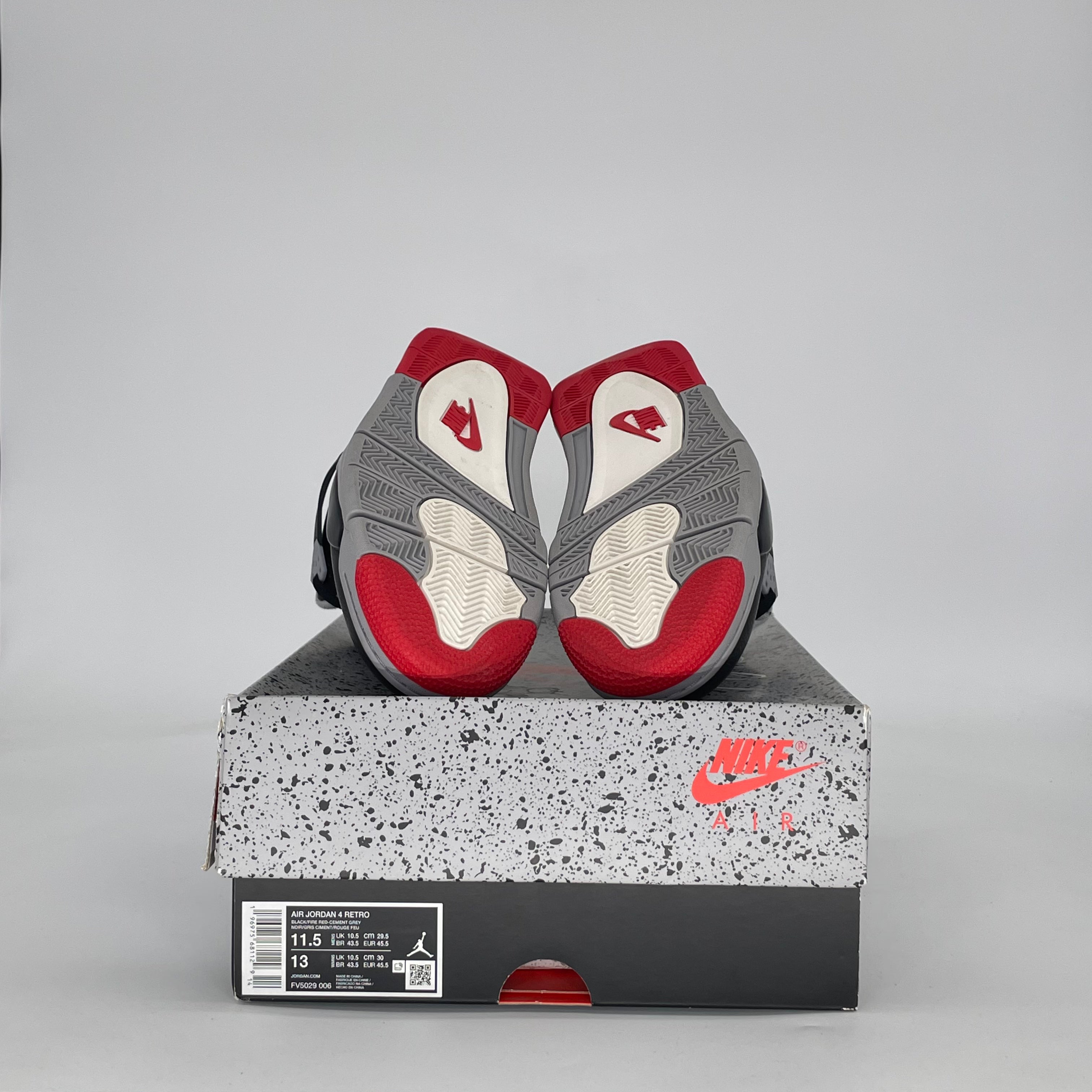AIR JORDAN 4 BRED REIMAGINED FV5029-006 SIZE 11.5/13W