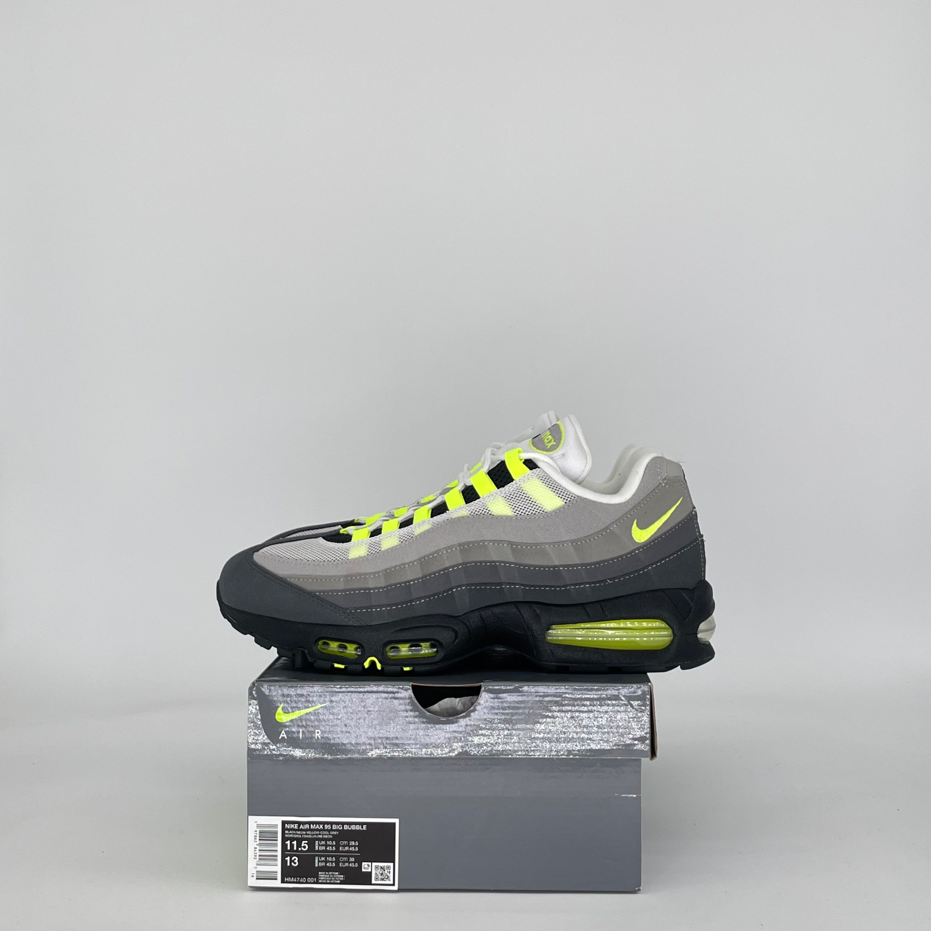 NIKE AIR MAX 95 BIG BUBBLE NEON HM4740-001 SIZE 11.5/13W