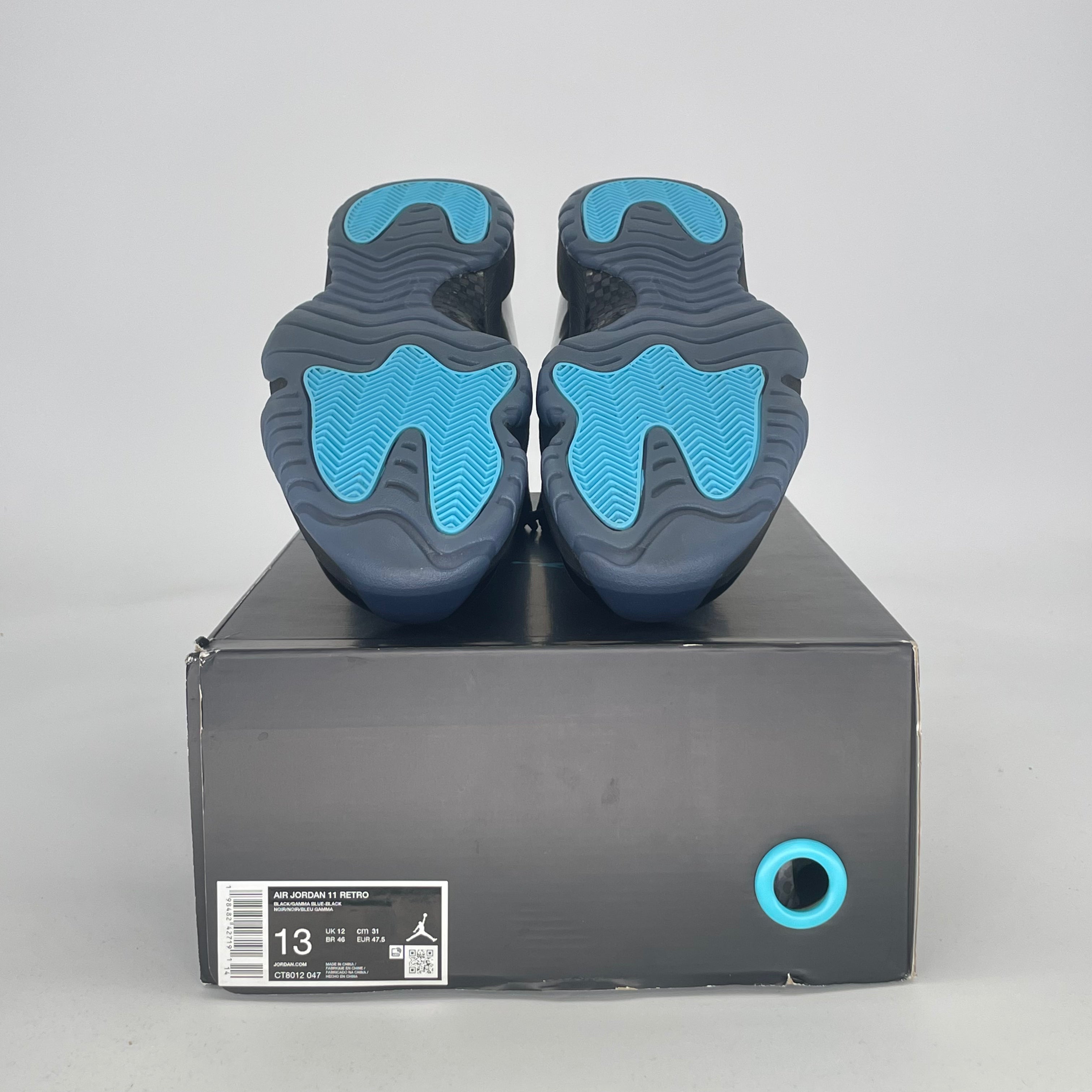AIR JORDAN 11 GAMMA BLUE CT8012-047 SIZE 13/14.5W