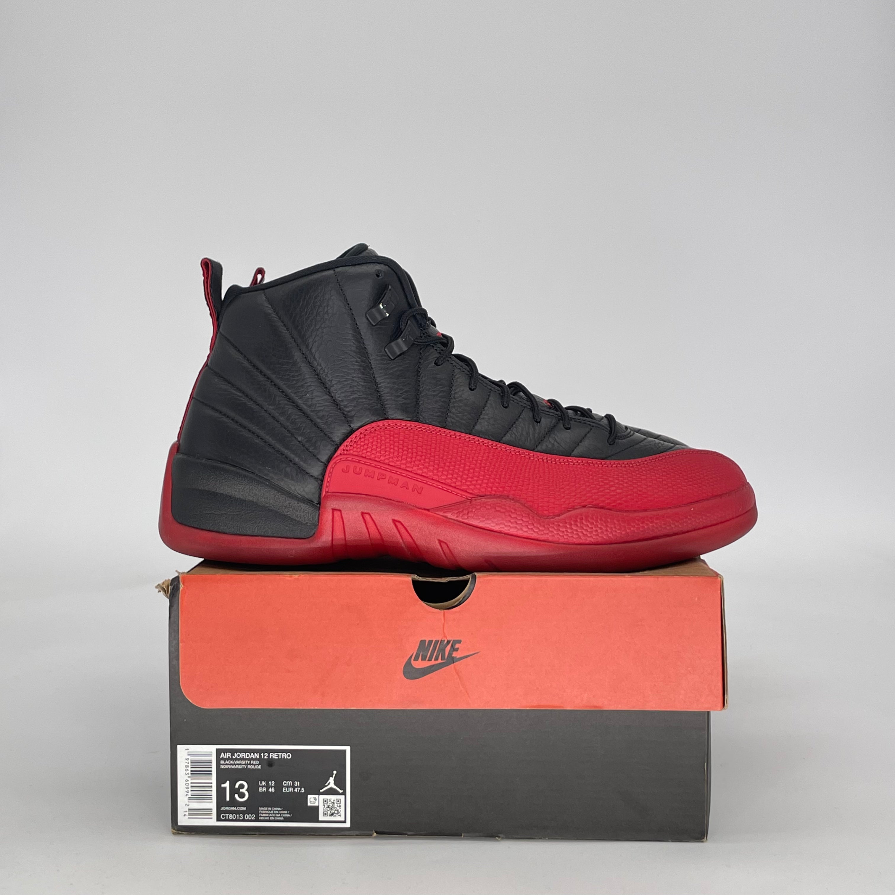 AIR JORDAN 12 FLU GAME CT8013-002 SIZE 13/14.5W