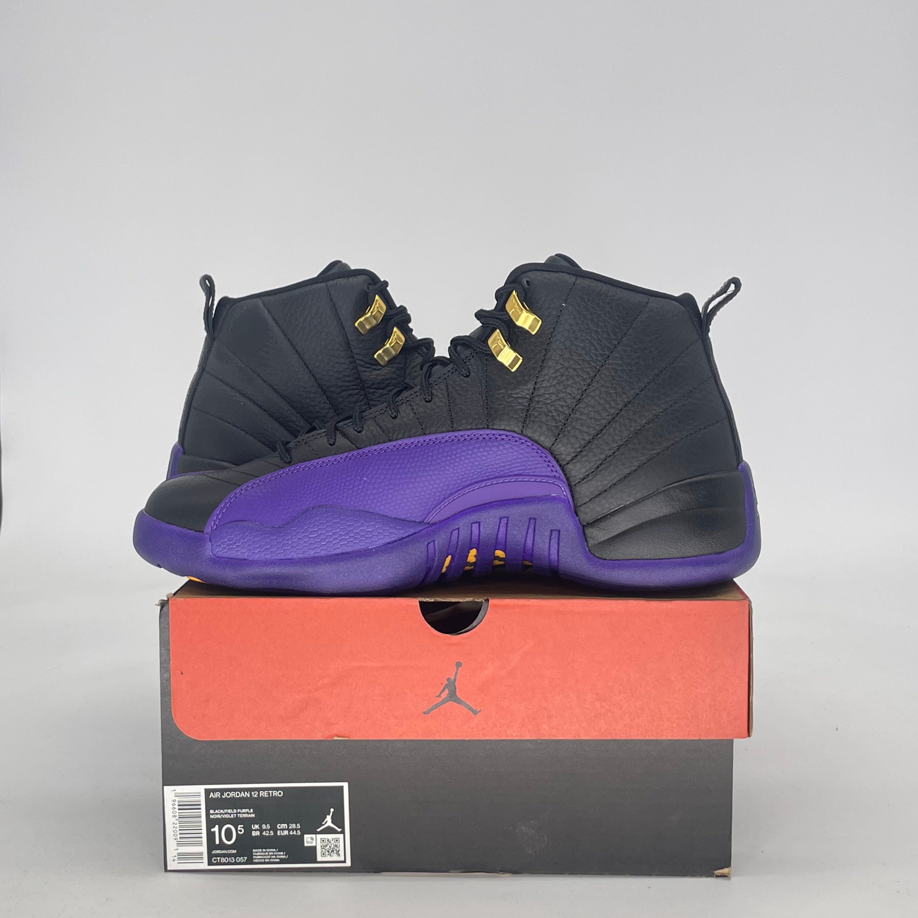 AIR JORDAN 12 FIELD PURPLE CT8013-057 SIZE 10.5/12W