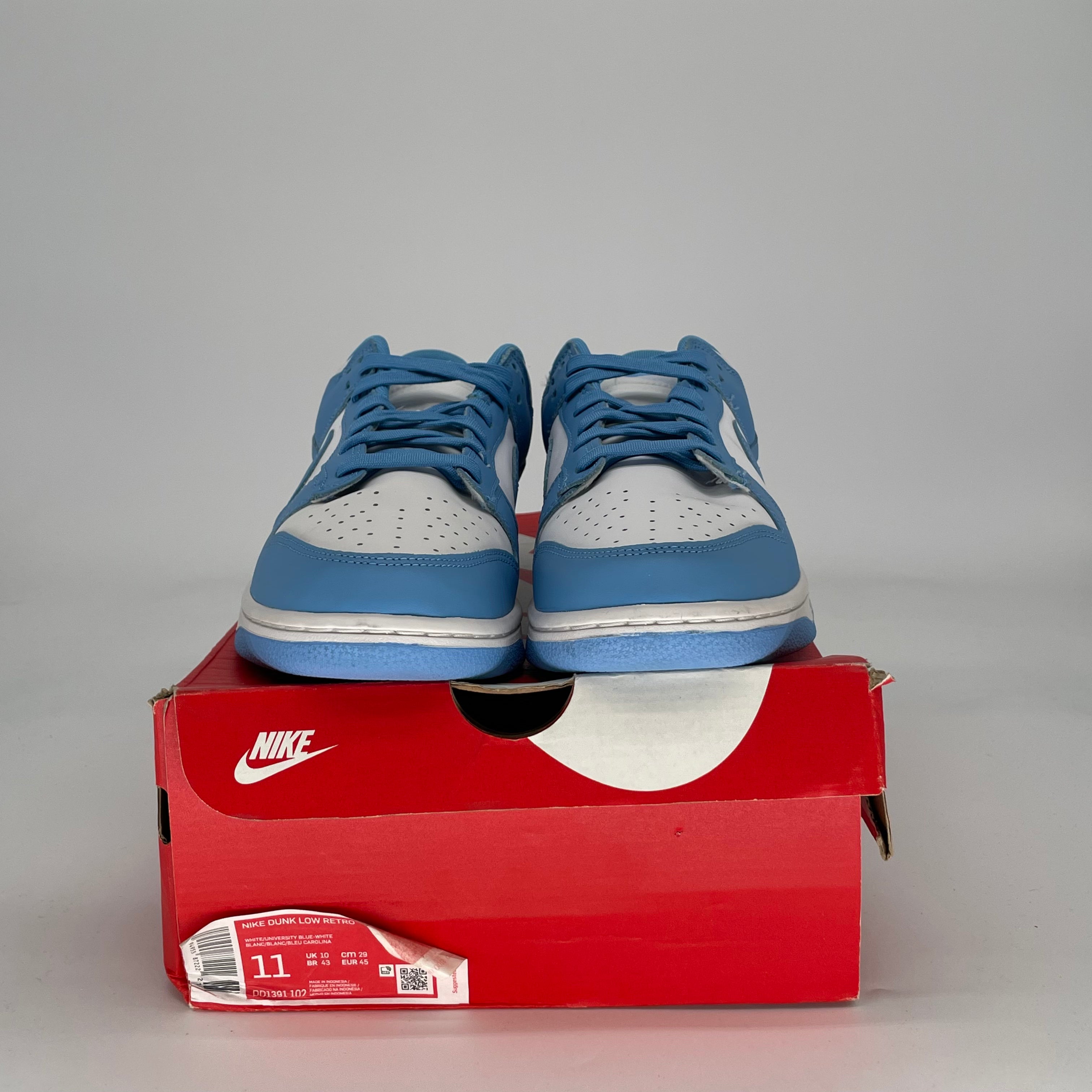 NIKE DUNK LOW UNC DD1391-102 SIZE 11/12.5W