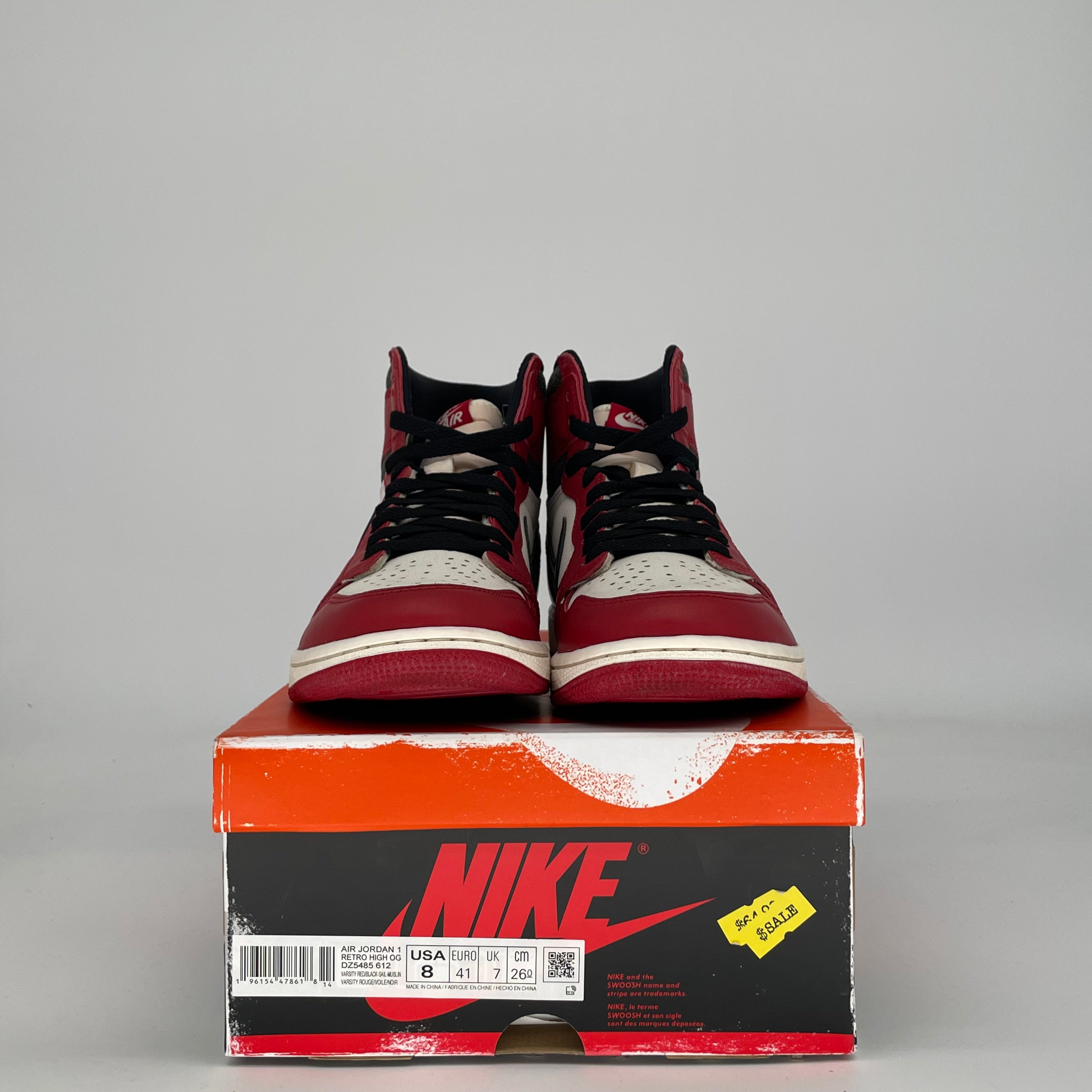 AIR JORDAN 1 CHICAGO LOST AND FOUND DZ5485-612 SIZE 8/9.5W