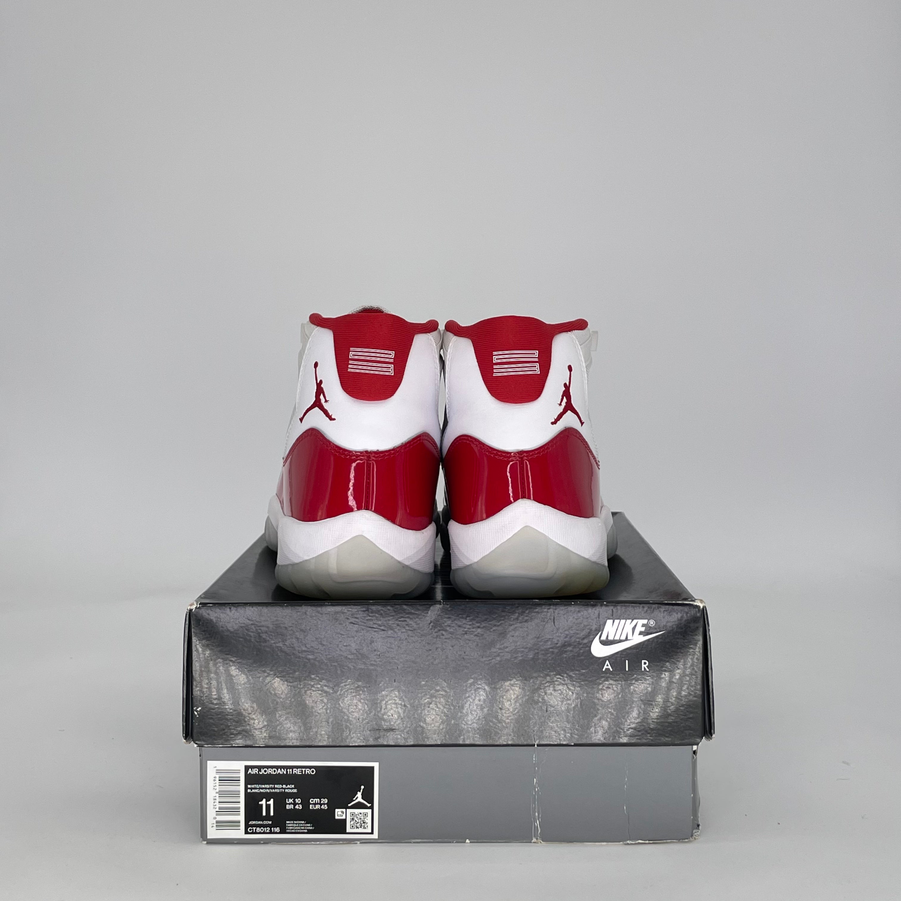 AIR JORDAN 11 CHERRY (2022) CT8012-116 SIZE 11/12.5W
