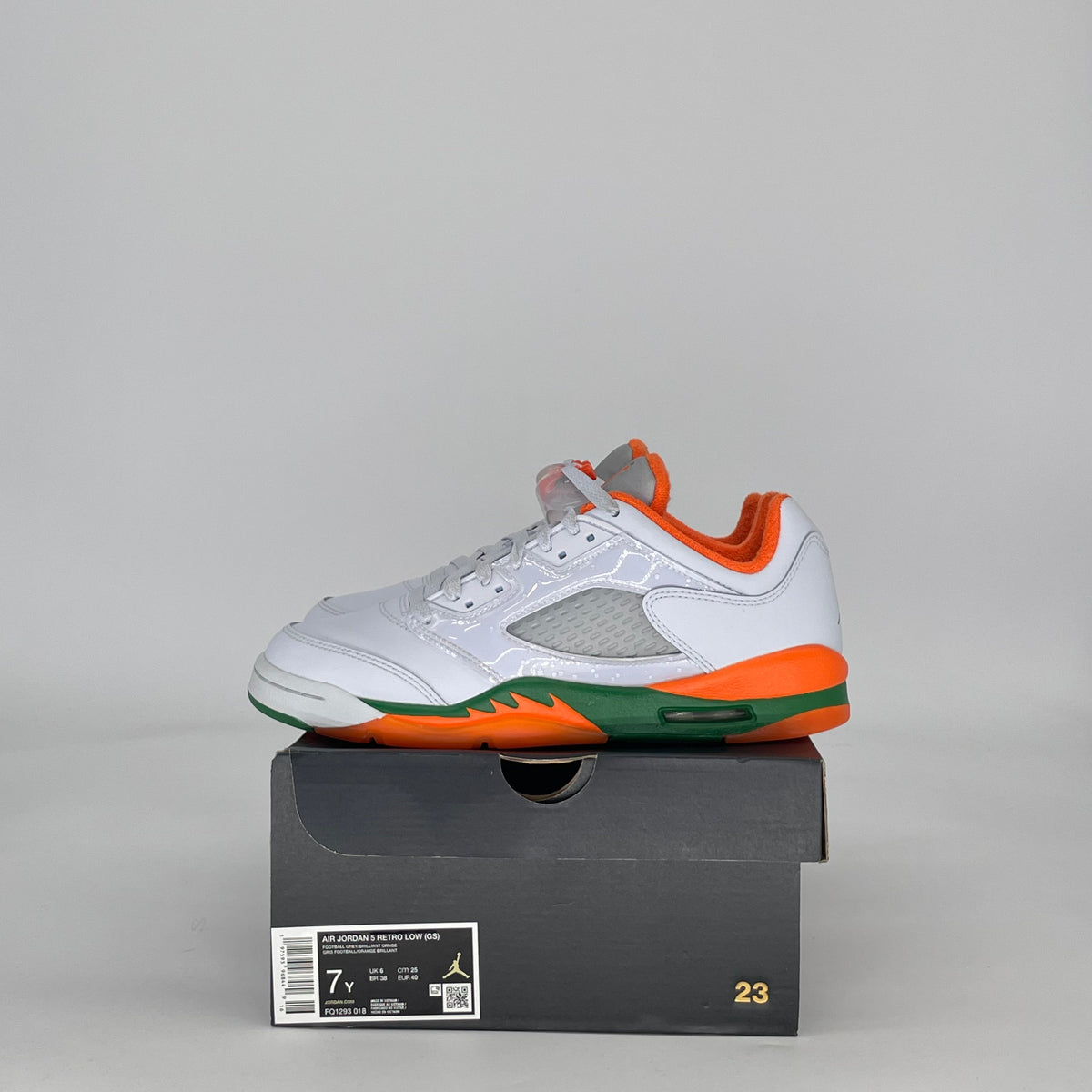 Jordan 5 Retro Low Miami Hurricanes (GS)