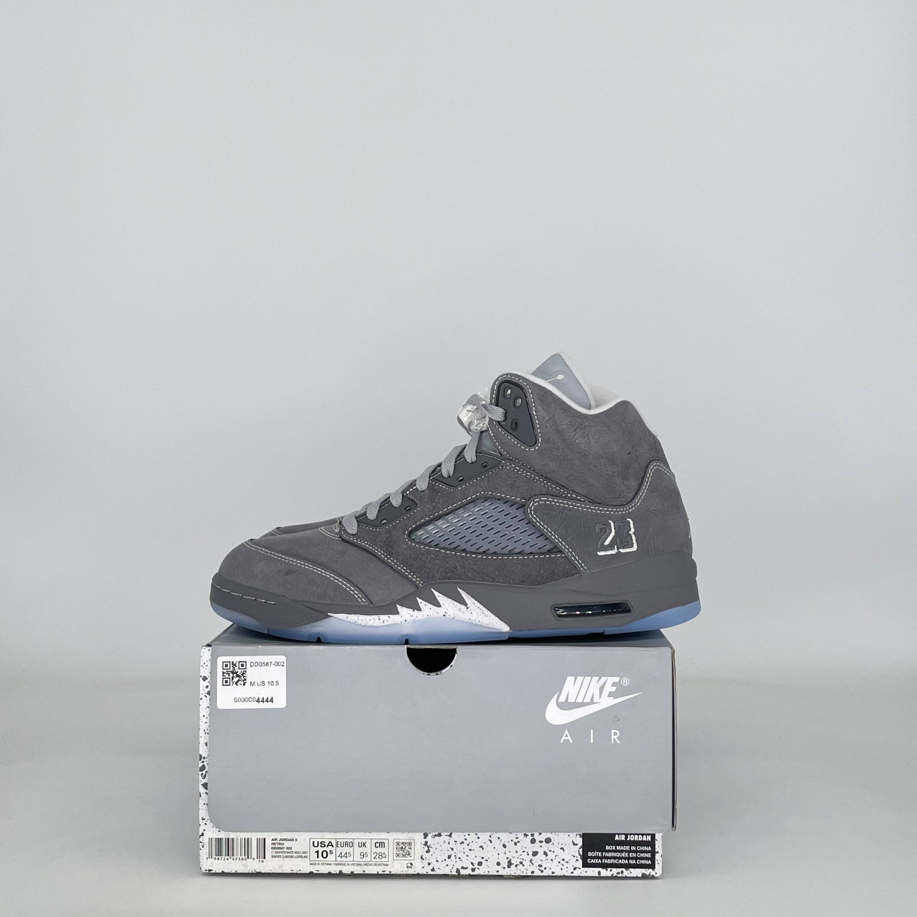 AIR JORDAN 5 WOLF GREY (2026) DD0587-002 SIZE 10.5/12W