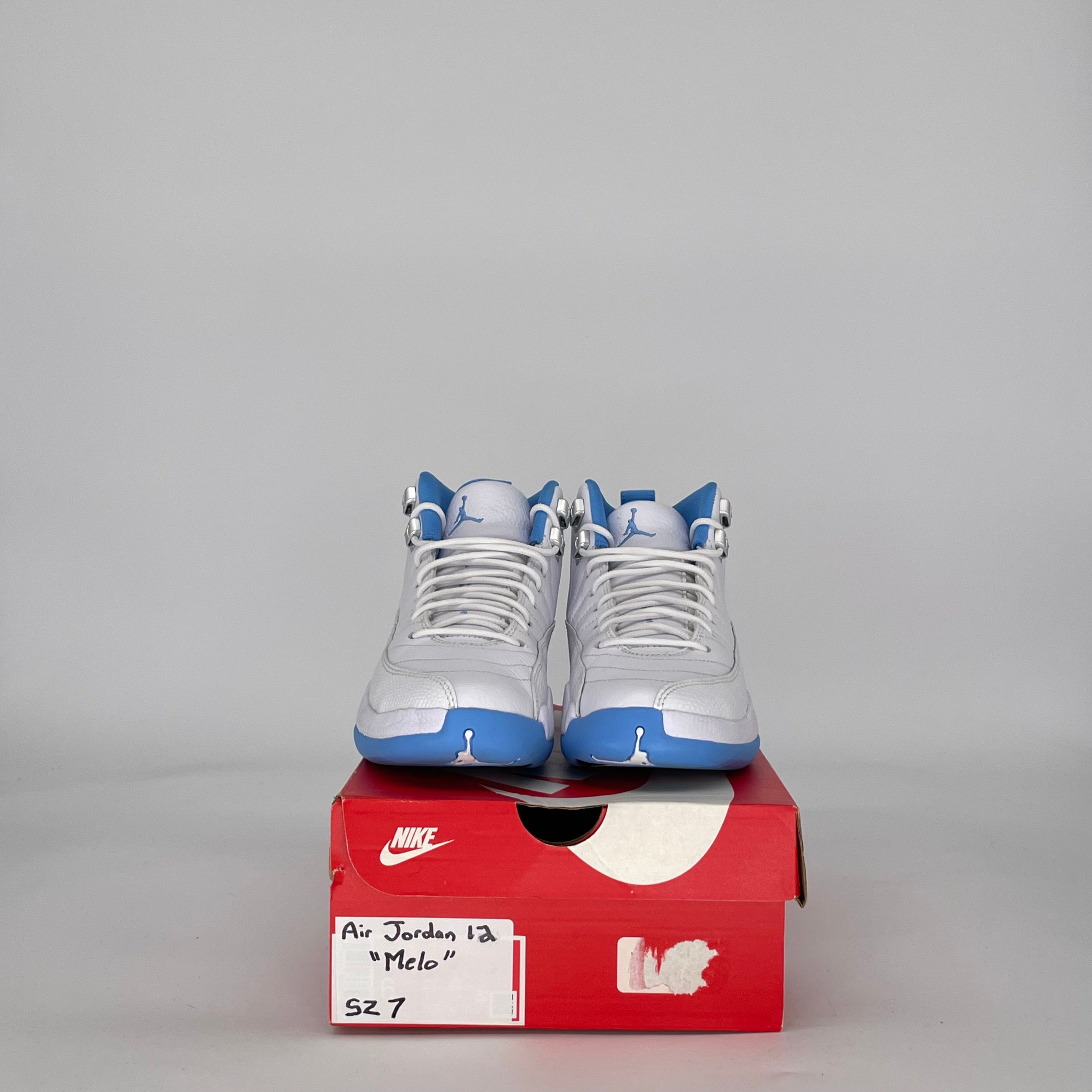 AIR JORDAN 12 MELO 153265-112 SIZE 7/8.5W GS