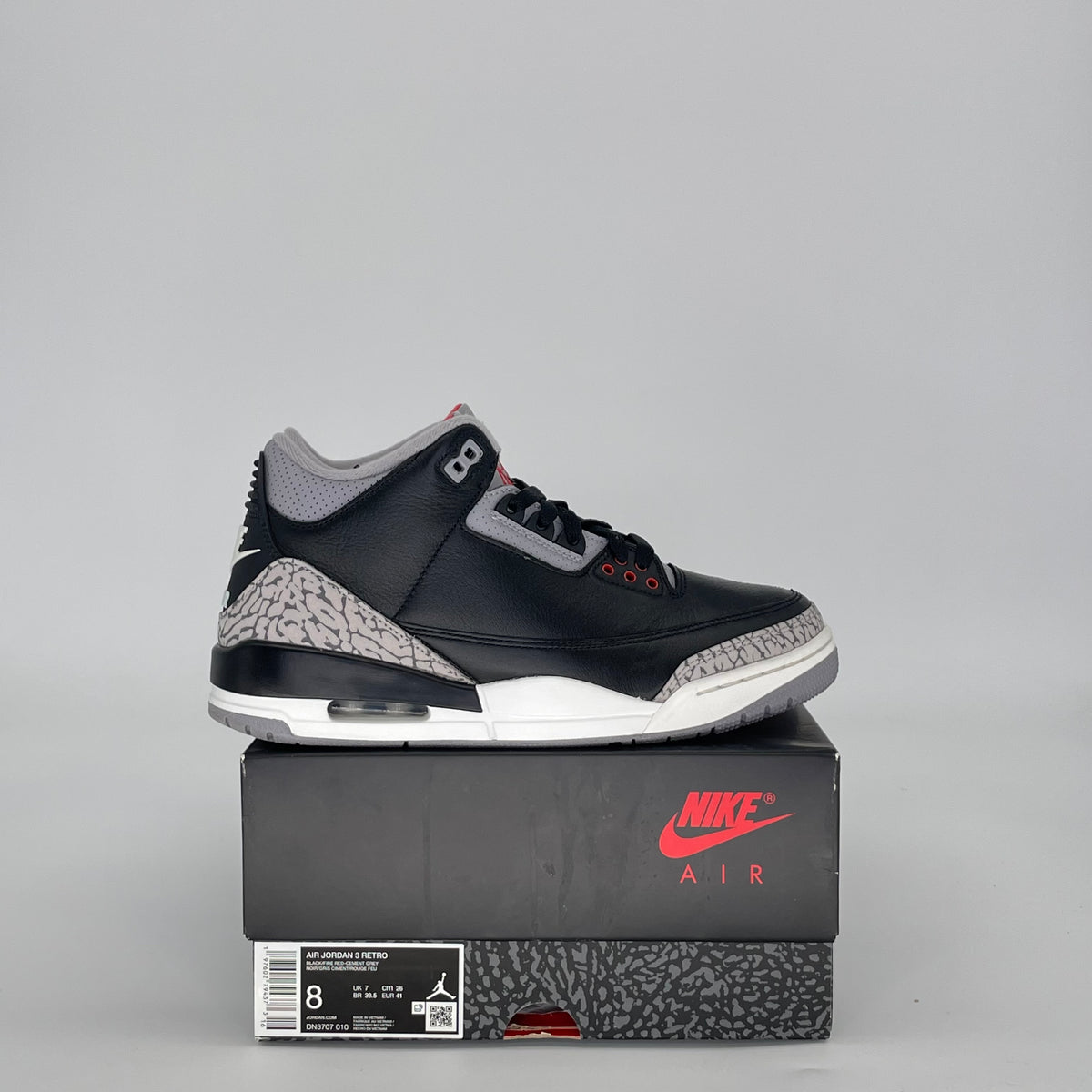 Jordan 3 Retro OG Black Cement (2024)