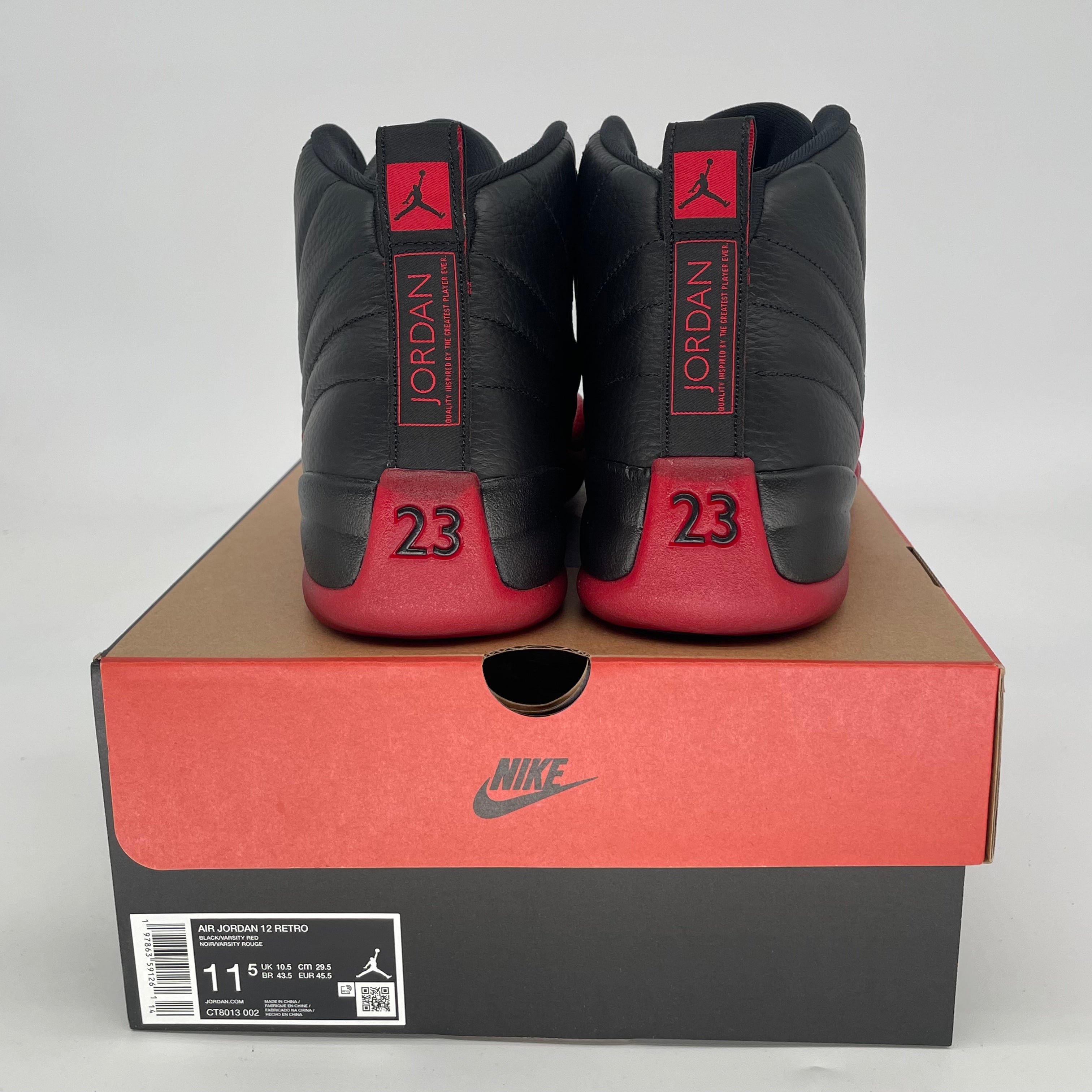 AIR JORDAN 12 FLU GAME CT8013-002 SIZE 11.5/13W