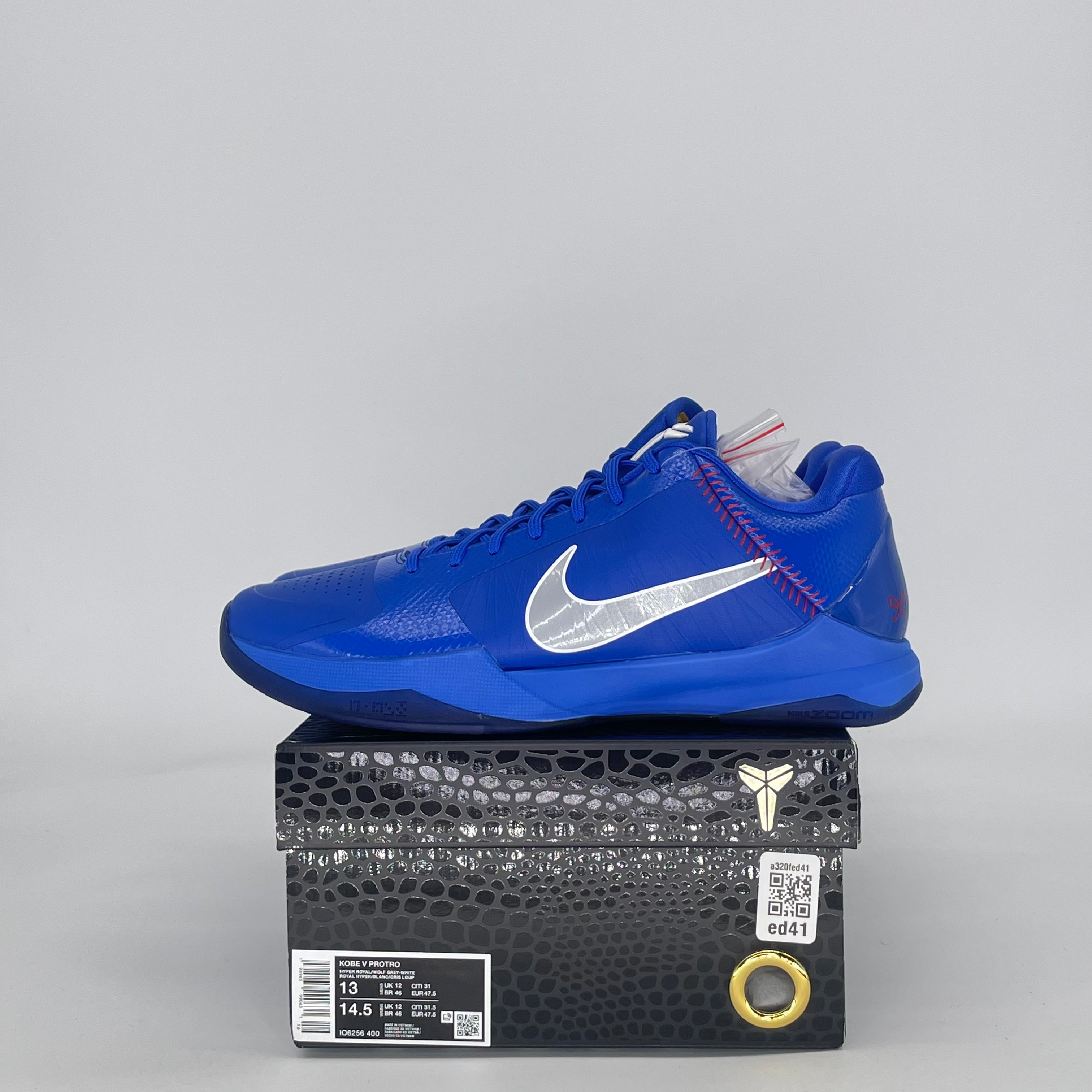 NIKE KOBE 5 PROTRO DODGERS IO6256-400 SIZE 13/14.5W