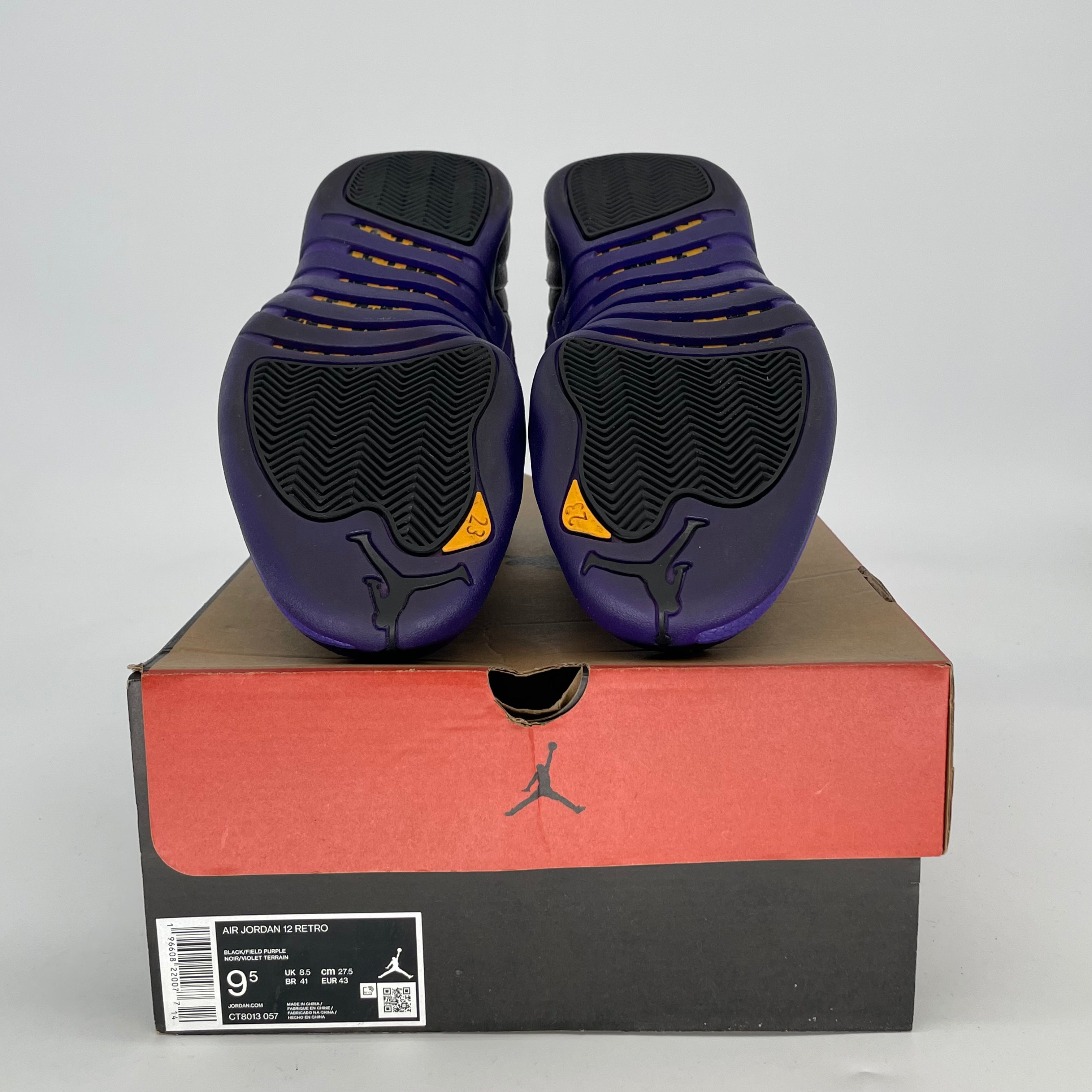 AIR JORDAN 12 FIELD PURPLE CT8013-057 SIZE 9.5/11W