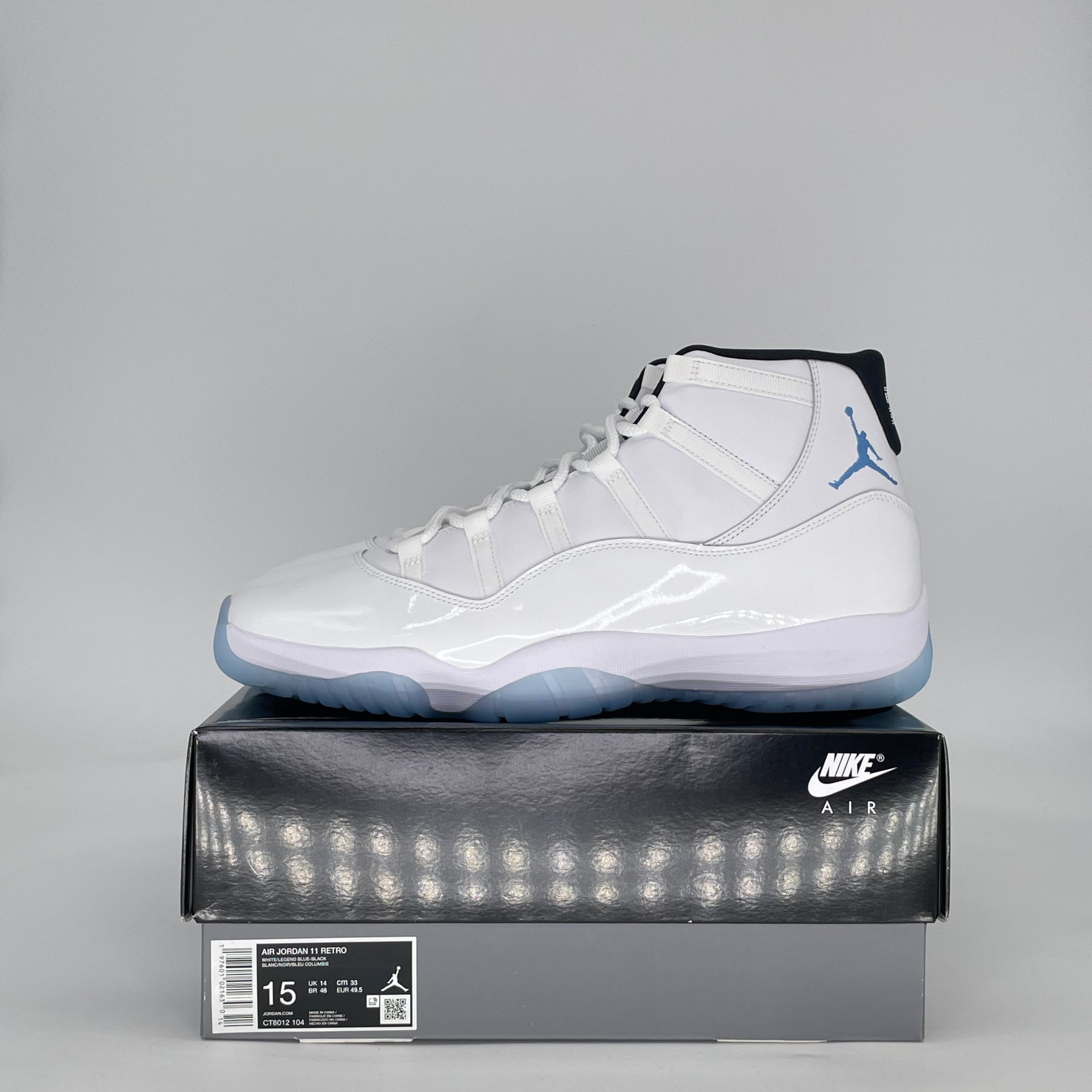 AIR JORDAN 11 LEGEND BLUE (2024) CT8012-104 SIZE 15/16.5W