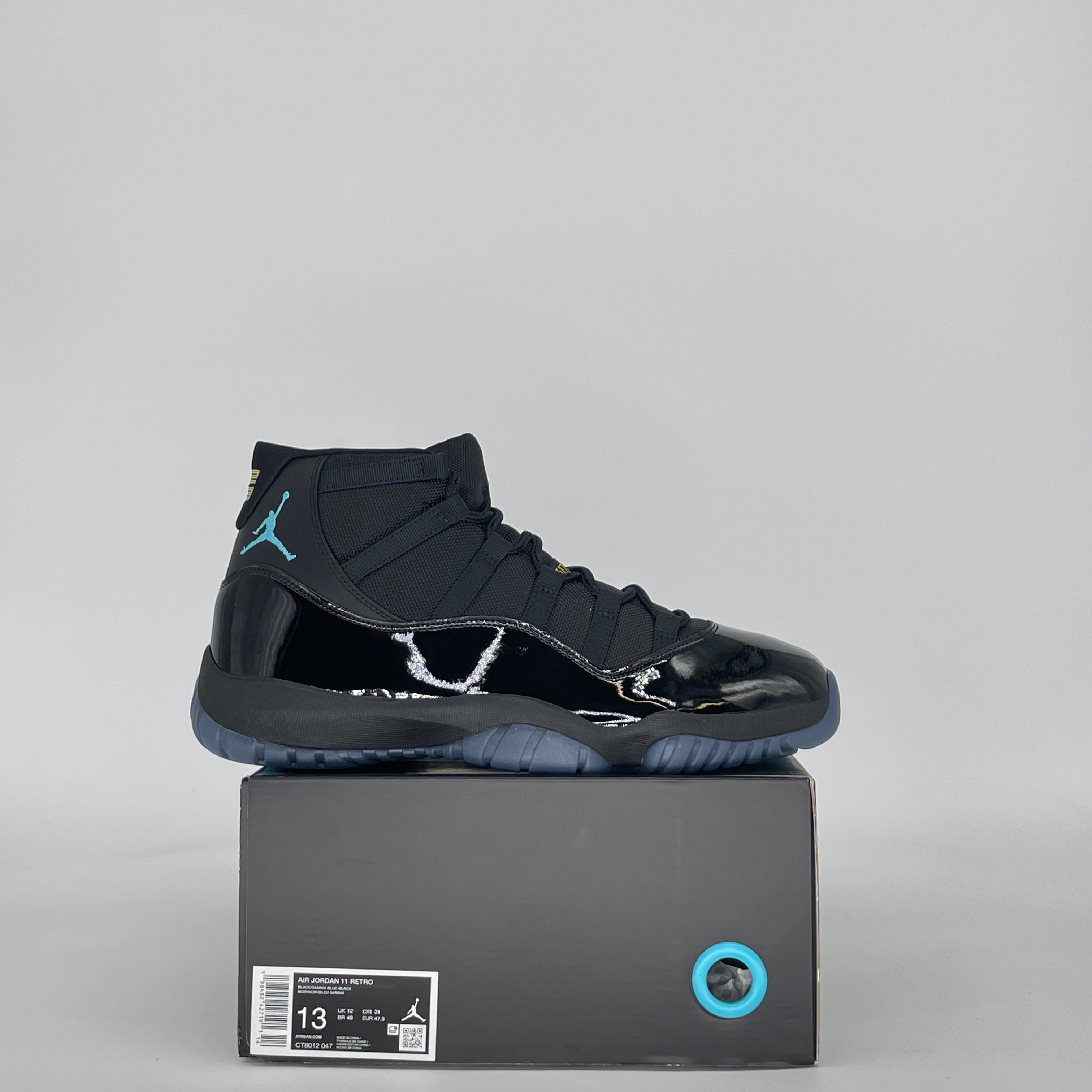AIR JORDAN 11 GAMMA BLUE CT8012-047 SIZE 13/14.5W