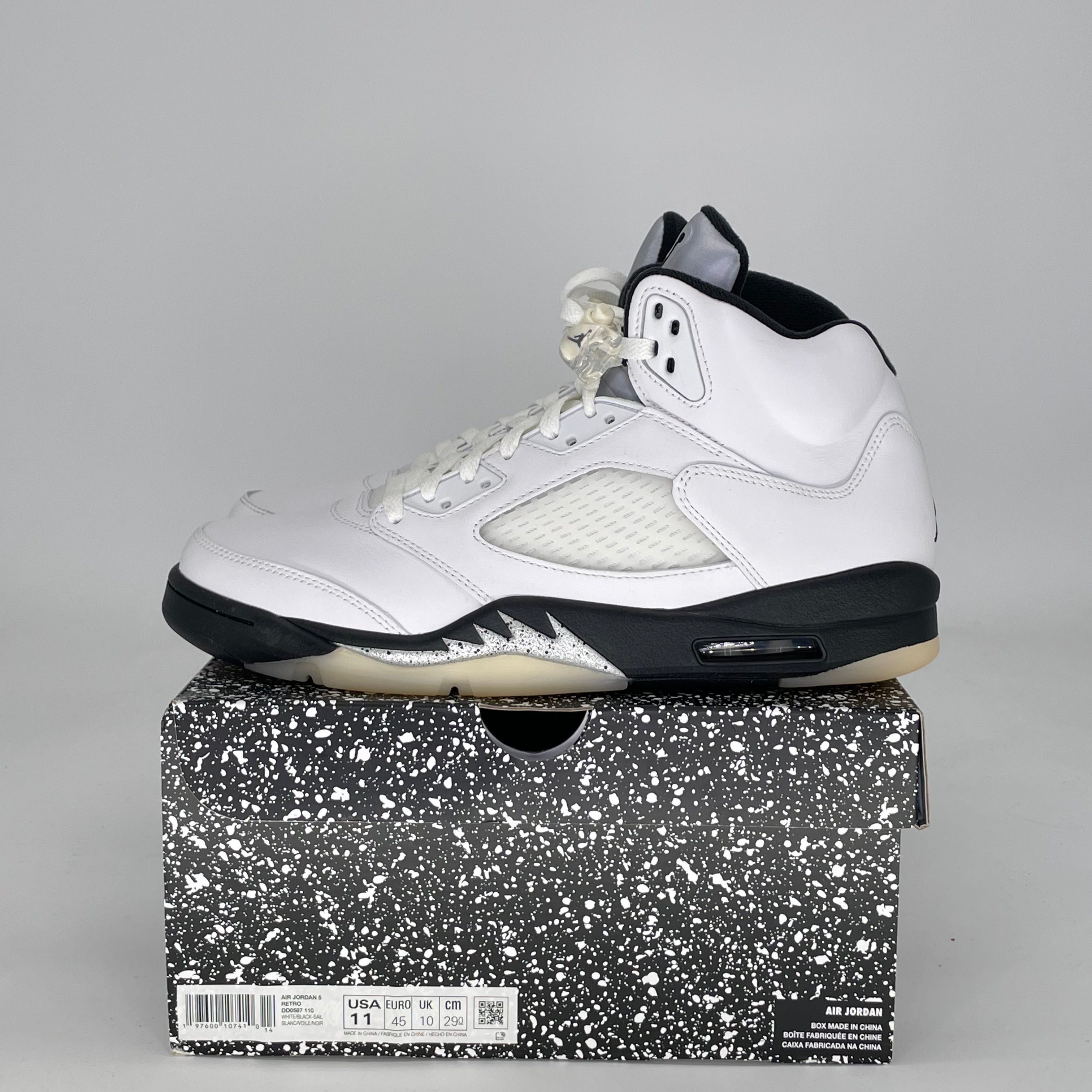 AIR JORDAN 5 REVERSE METALLIC DD0587-110 SIZE 11/12.5W
