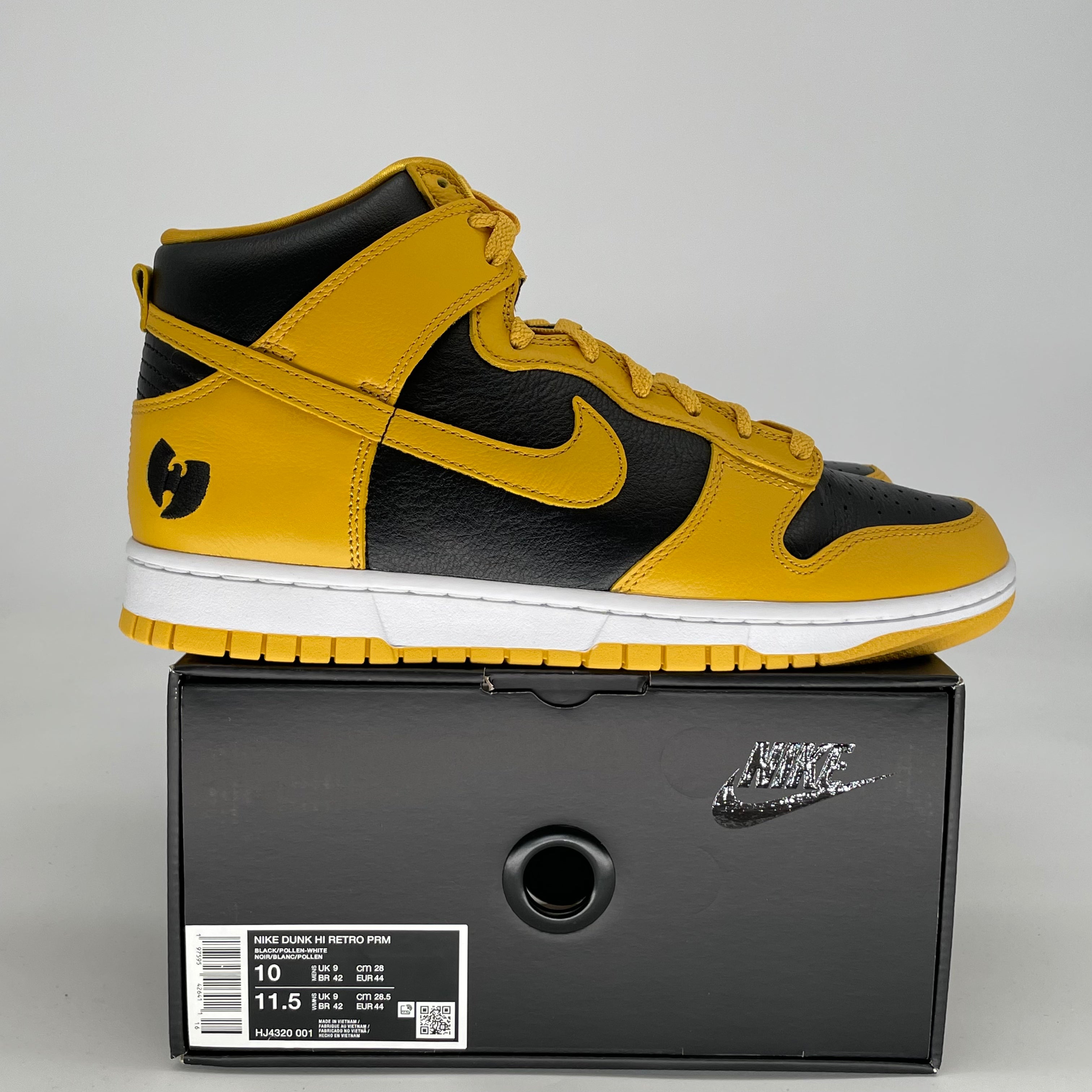 NIKE DUNK HIGH WU-TANG HJ4320-001 SIZE 10/11.5W