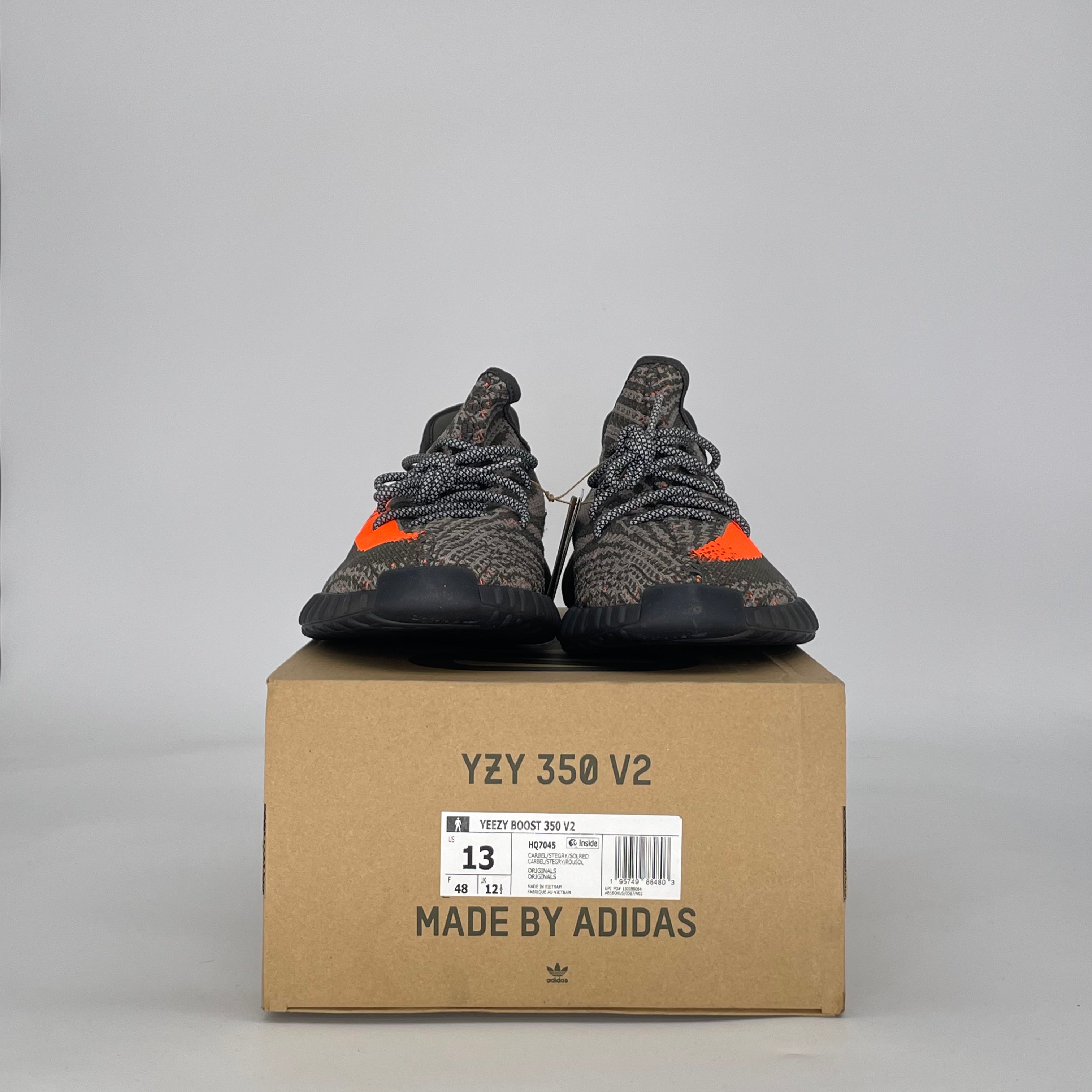 ADIDAS YEEZY BOOST 350 V2 CARBON BELUGA HQ7045 SIZE 13/14.5W