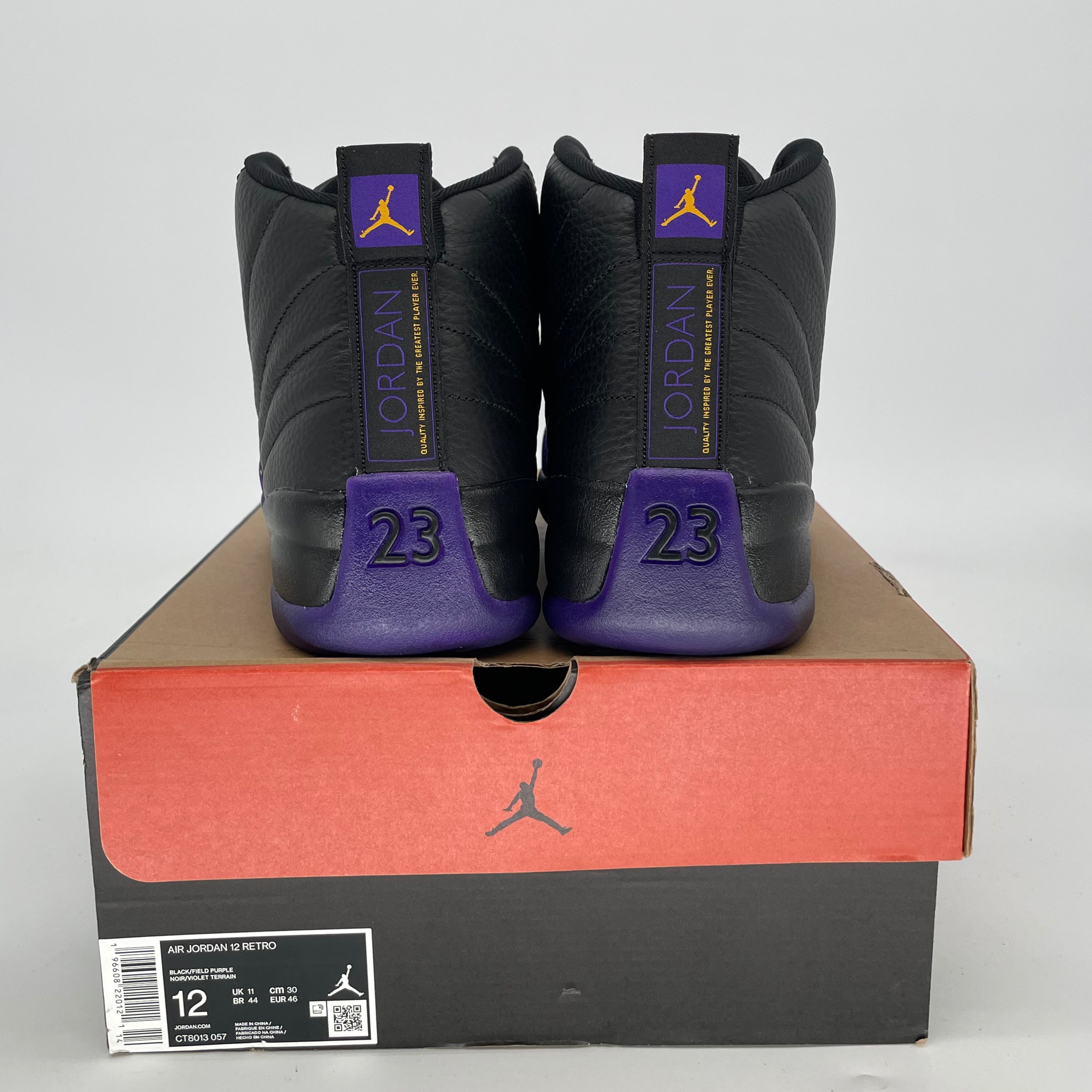 AIR JORDAN 12 FIELD PURPLE CT8013-057 SIZE 12/13.5W
