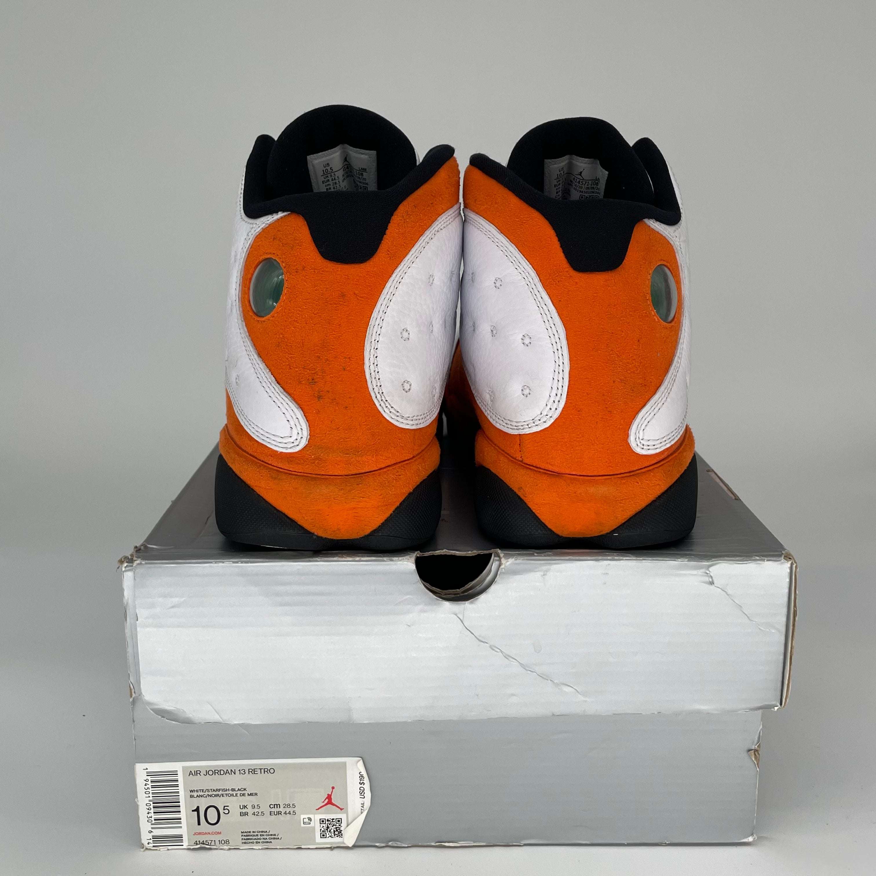 AIR JORDAN 13 STARFISH 414571-108 SIZE 10.5/12W