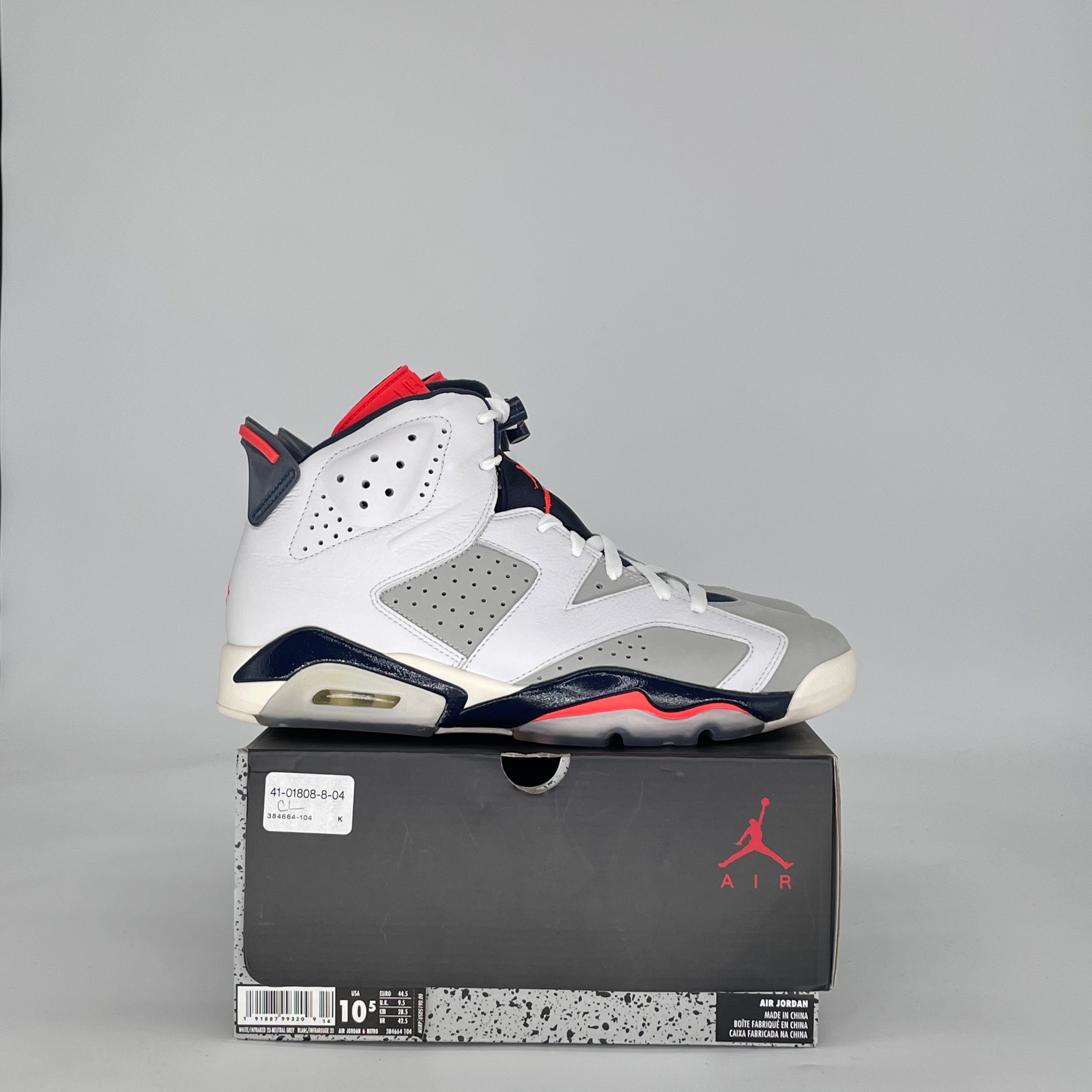 AIR JORDAN 6 TINKER 384664-104 SIZE 10.5/12W
