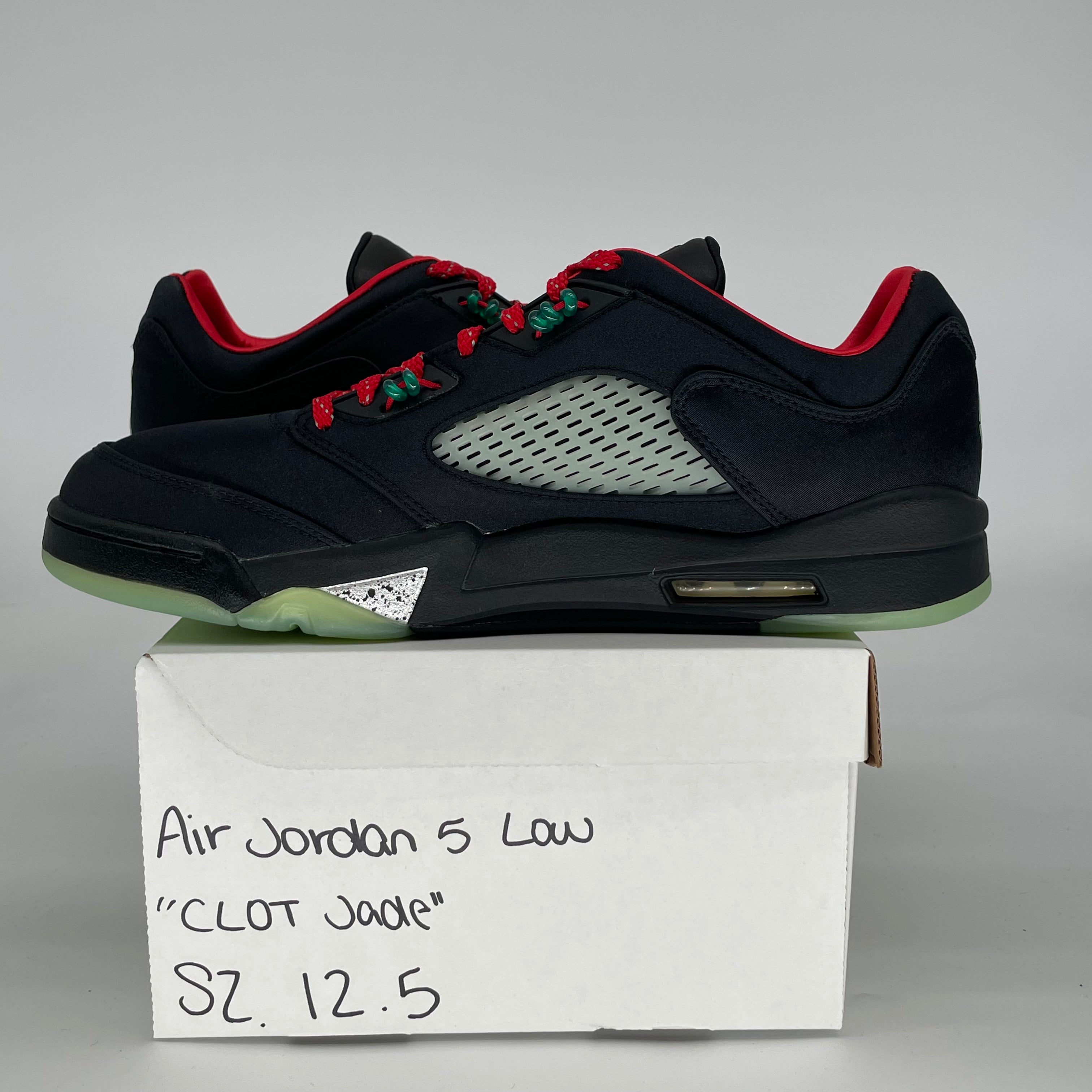 AIR JORDAN 5 LOW CLOT JADE DM4640-036 SIZE 12.5/14W