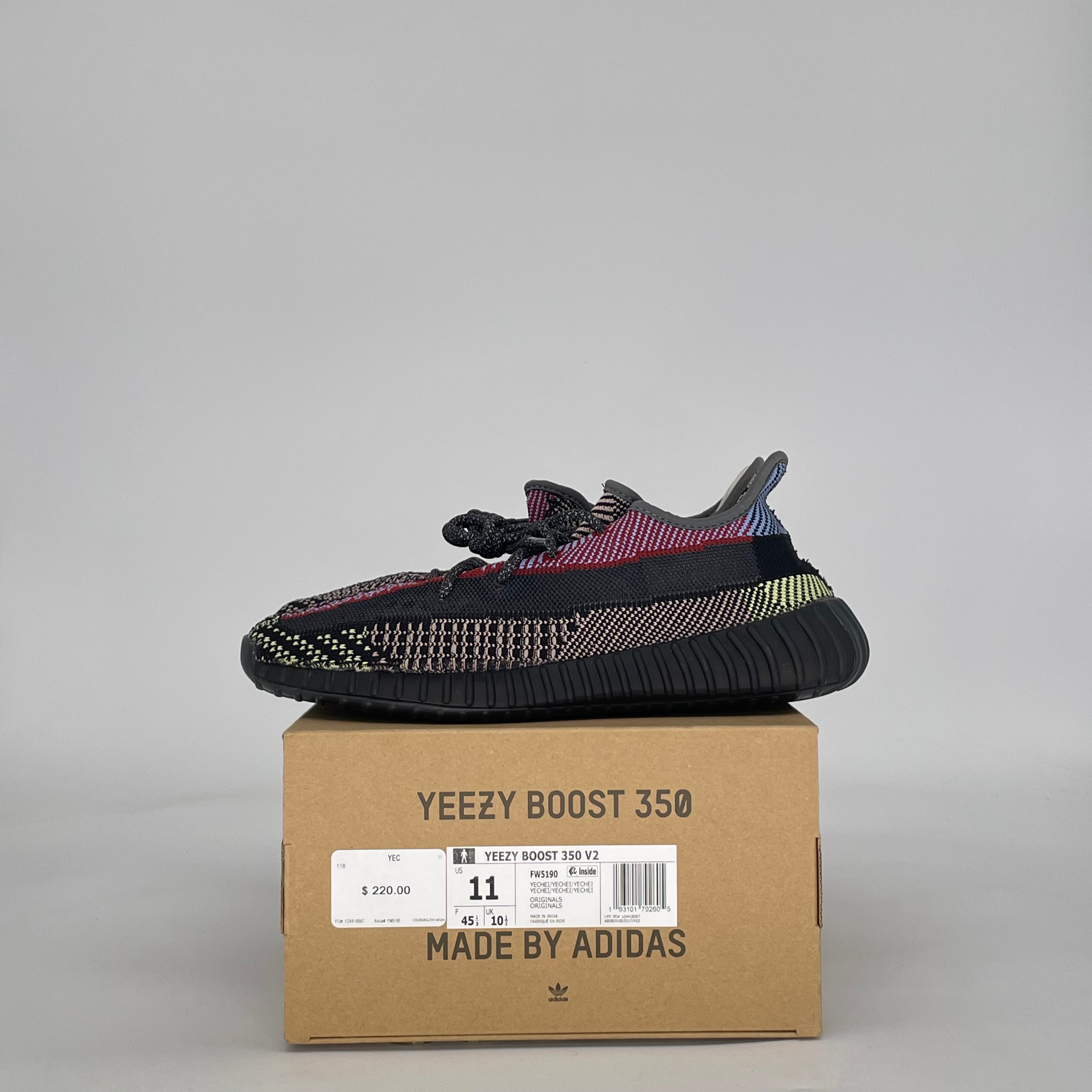 ADIDAS YEEZY BOOST 350 V2 YECHEIL (NON-REFLECTIVE) FW5190 SIZE 11/12.5W