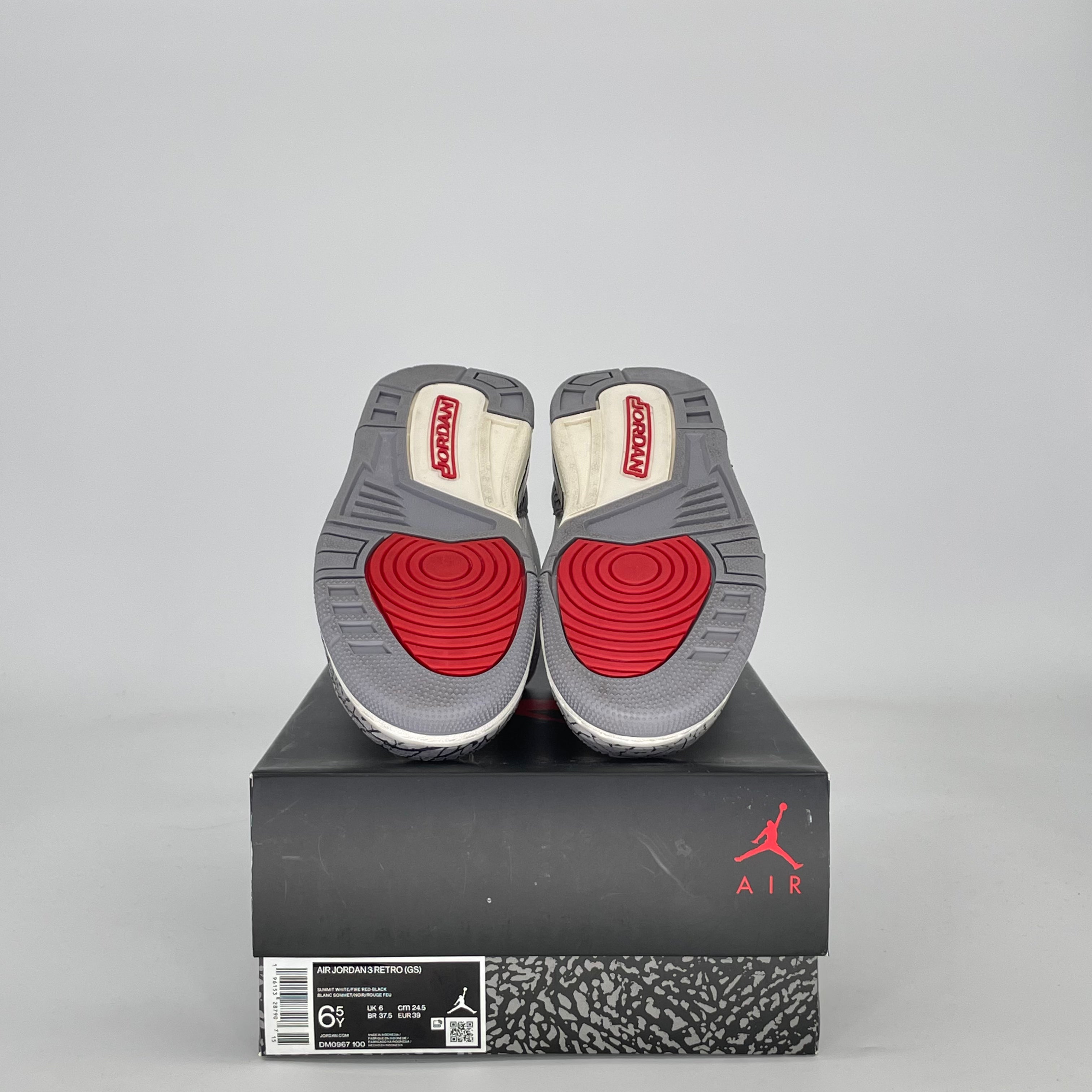 AIR JORDAN 3 WHITE CEMENT REIMAGINED DM0967-100 SIZE 6.5/8W GS