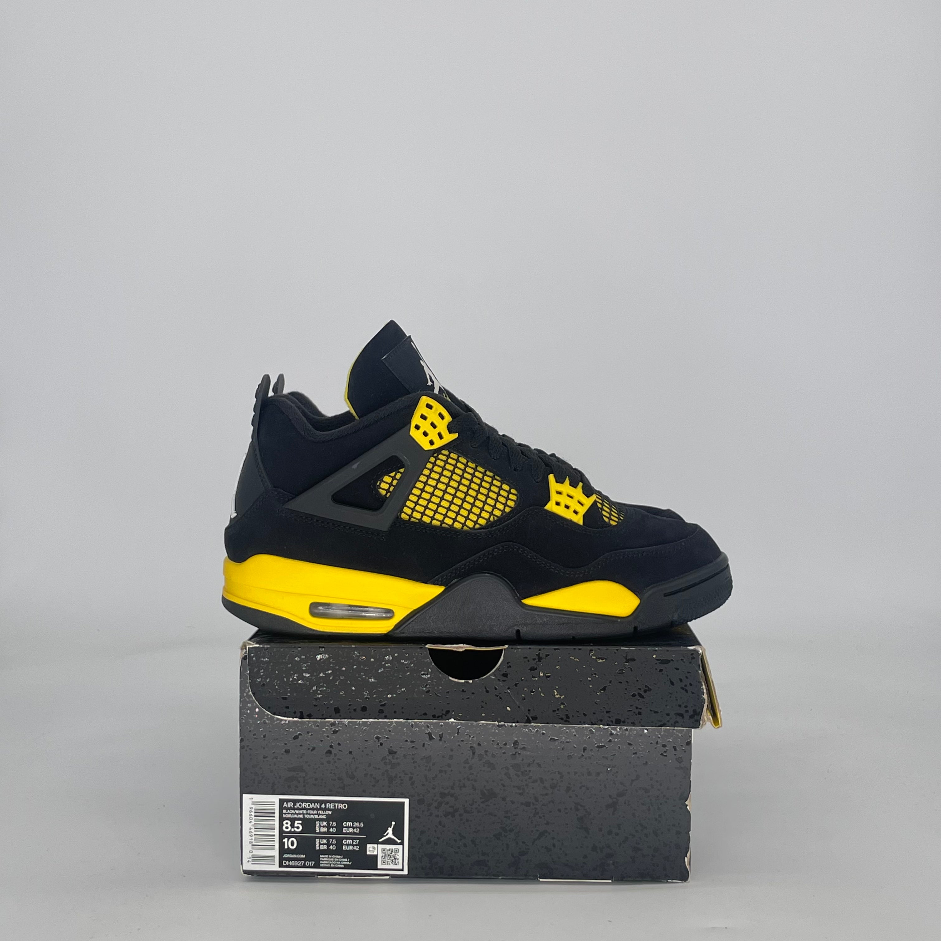AIR JORDAN 4 THUNDER DH6927-017 SIZE 8.5/10W
