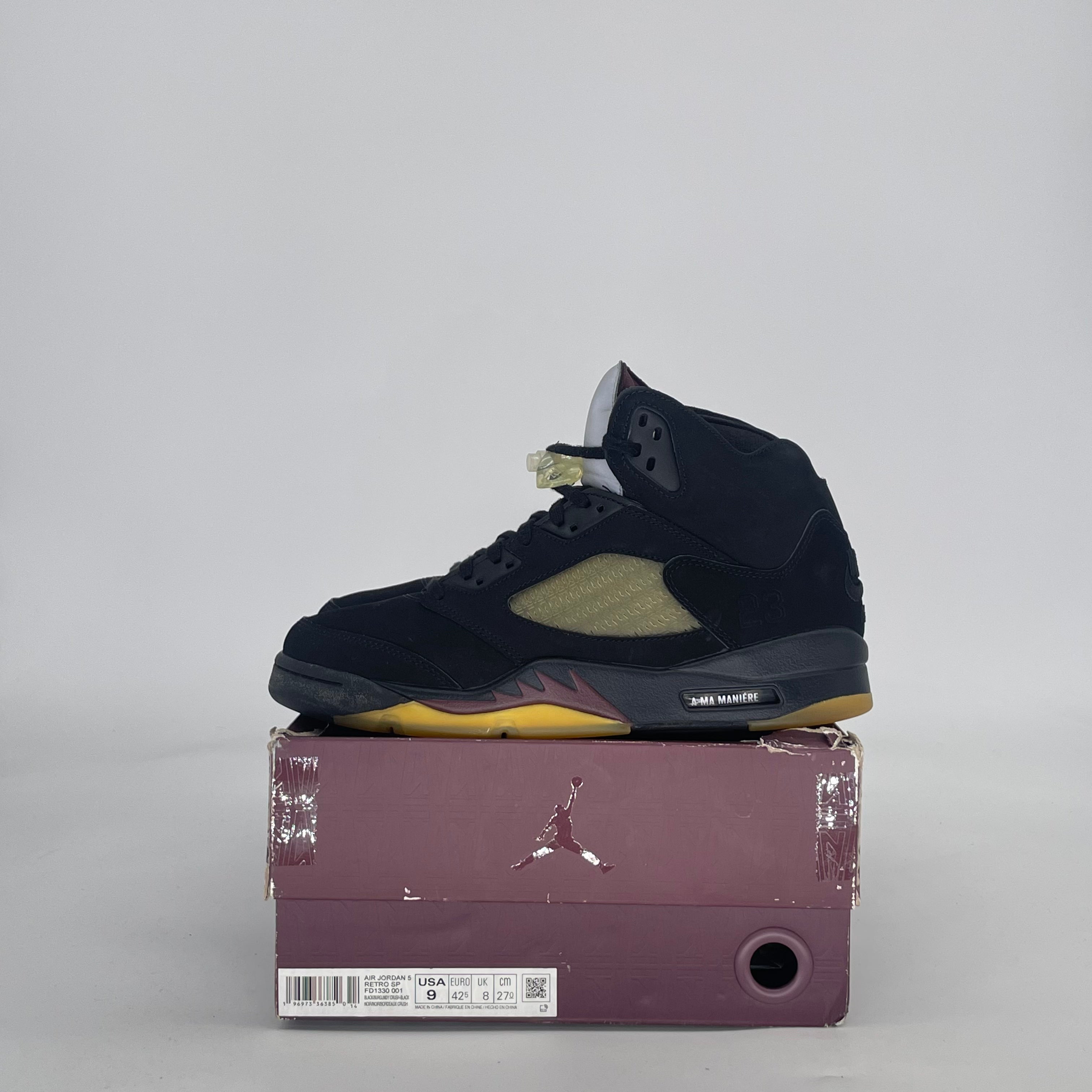 AIR JORDAN 5 A MA MANIERE DUSK FD1330-001 SIZE 9/10.5W