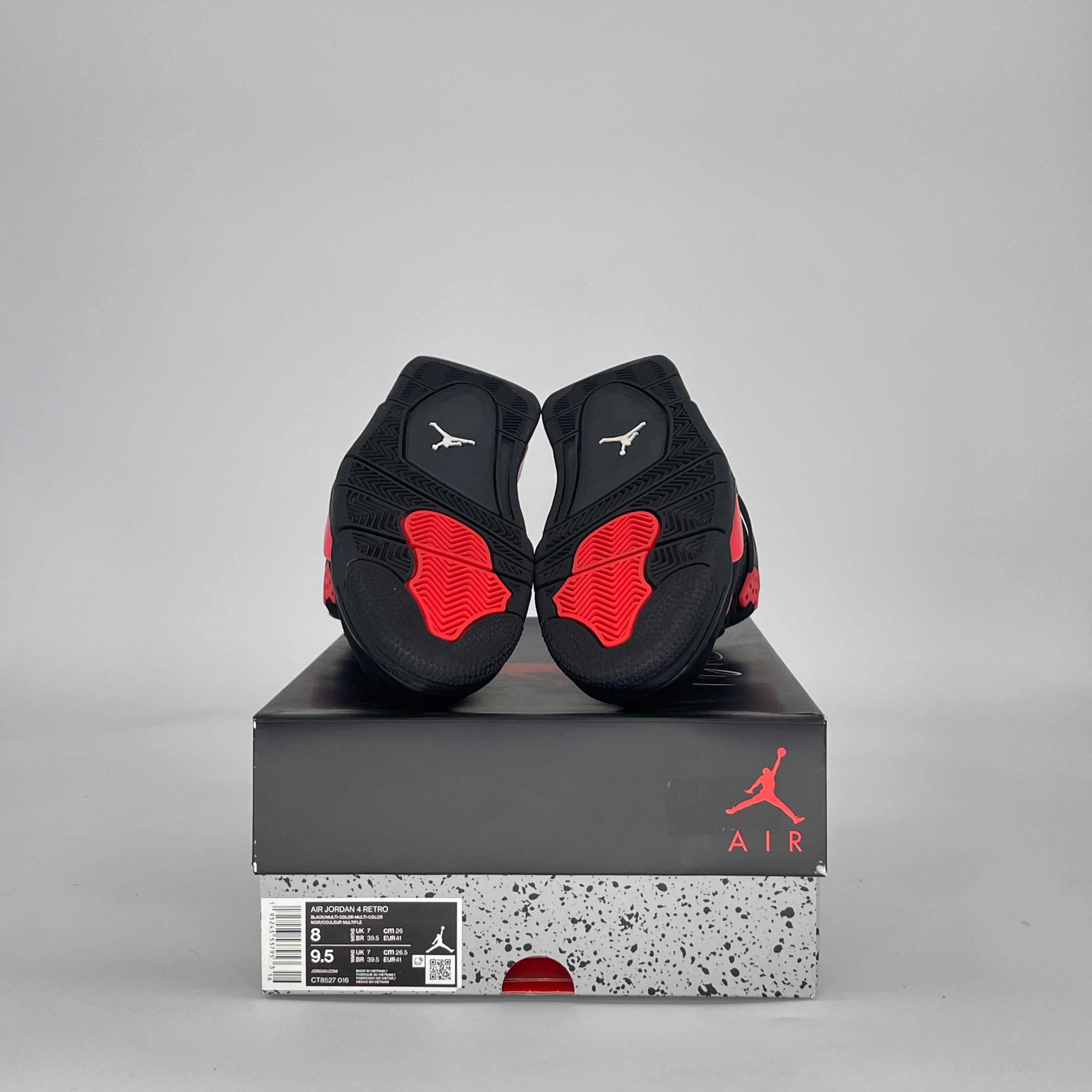 AIR JORDAN 4 RED THUNDER CT8527-016 SIZE 8/9.5W